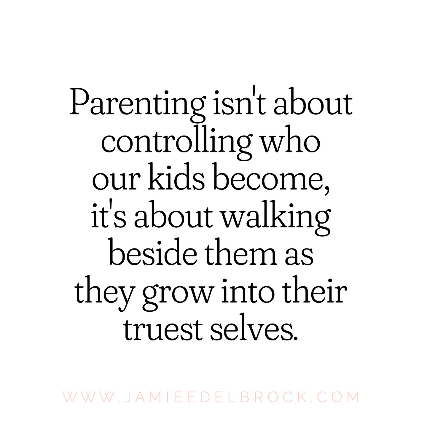 Parenting isn’t about control. It’s about connection. 🤍
It is not our job to mold our kids into smaller versions of ourselves or shape them into who we imagined they would be. Our job is to walk beside them as they discover who they truly are.
💜 Even if they are wildly different than what we pictured.
💜 Even if they choose a path we do not understand.
💜 Even if they become someone we never expected.
We are still called to love them. We are called to support them, to stand beside them, and to cheer them on as they step fully into their truest selves.
This means listening more than we speak. It means holding space for their big feelings. It means letting them ask hard questions and reminding them that they are worthy of love, not because of how they behave or perform, but simply because of who they are.
True parenting is about presence. It is about being their safe place as they grow, stumble, rise, and become.
Let us raise children who trust themselves because they were raised by parents who trusted them too.
Let us raise children who feel safe telling the truth because honesty was always met with love.
Let us raise children who never question their worth, even when life feels uncertain or hard.
What does walking beside your kids look like for you? I would love to hear your heart. ⬇️