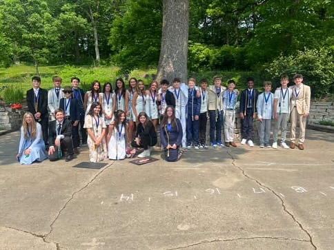 ‘The End is the Beginning.’ - T.S. Elliot.
I am Thomas Cobley, a graduating 8th grade student this year at Bergman Academy, and I’d like to thank everyone who participated this year in any of the events, helped sponsor trips, or supported the student experience in 2024-2025! The Finis Day celebration was the perfect ending to our time at Bergman! Here’s to a great summer!“