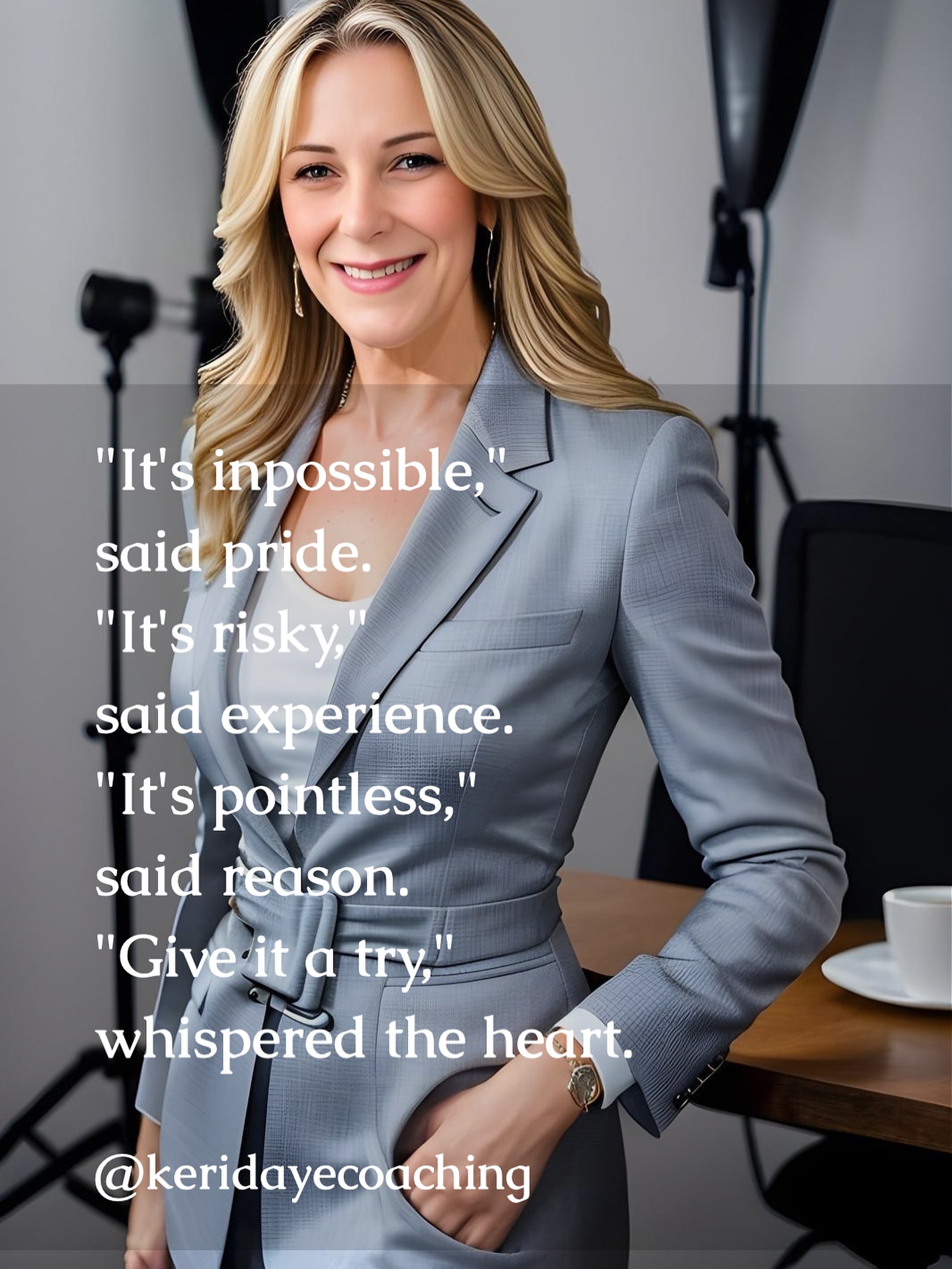 ( 𝗡𝗼𝘁𝗲~ A little typo on the word ‘impossible’ snuck through 😉 I noticed it a few moments after posting and chose to leave it as a gentle reminder: perfection isn’t required here. Thank you for your grace🤍)
✨You’ve been taught to silence the whisper of your heart—because the pain, the gaslighting, the betrayal made you doubt your own voice. That inner knowing? It’s still there… buried under fear, shame, and survival patterns that once kept you safe.
Pride will shame you for wanting more. Experience will remind you of every time you were hurt for trusting. Reason will try to protect you with logic that keeps you small.
But the part of you that still wants, that still hopes? That’s your inner child, your true self, quietly asking for a chance to breathe again.
Your system knows how to heal, it just needs to be shown the way. I feel you—connect with me, and lets begin unwinding the pain together ❤️
#keridayecoaching #traumacoach #narcissisticabusesurvivor #emotionalabuserecovery #nervoussystemhealing #innerchildwork #healingjourney #narcissistictrauma #toxicrelationshiprecovery #attachmentwounds #betrayaltrauma #somatichealing #complextrauma #boundariesarehealthy #selftrust #traumarecoverycoach #healingafterabuse #peoplepleasingrecovery #childhoodtraumahealing #postnarcissisticabuse #reparentingjourney #emotionalhealing #healingcommunity #selfregulationtools #youmatter #healingstartswithyou #faith #hope #shineyourlight