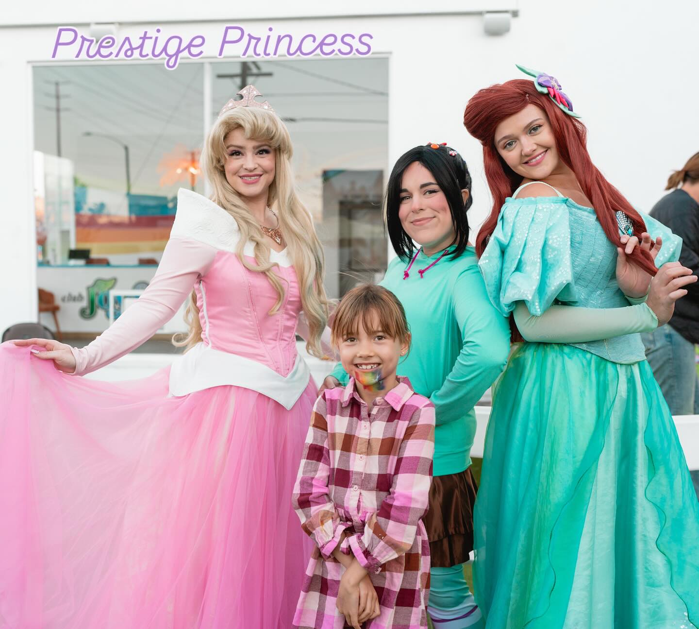 The more princesses, the merrier!😁💕
.
.
Photographer: @shotbyalissa
Venue: @clubjoyful
…
Would like some princesses to add fun to your next celebration?✨ Visit www.prestigeprincess.com to send in a booking request!💜
…
Performers: Brittany, Rylee, & Annika
…
#princessparty #partyprincess #partylikeaprincess #smallbusiness #southbay #southbaymoms #southbaykids #princessing #princessariel #princessaurora #princessvanellope #vanellope #kidspartyideas #princesslife