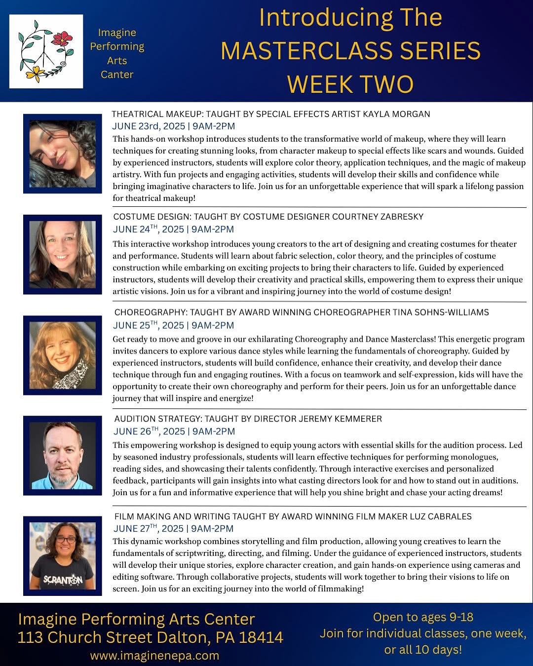 Exciting! Looking forward for Luz being a guest teacher at @imaginenepa for their Summer Masterclass Series ❤️🎬🎭
Check out the details at the link on our profile 👆
***If you have any questions about how to sign up, please contact @imaginenepa directly 😊