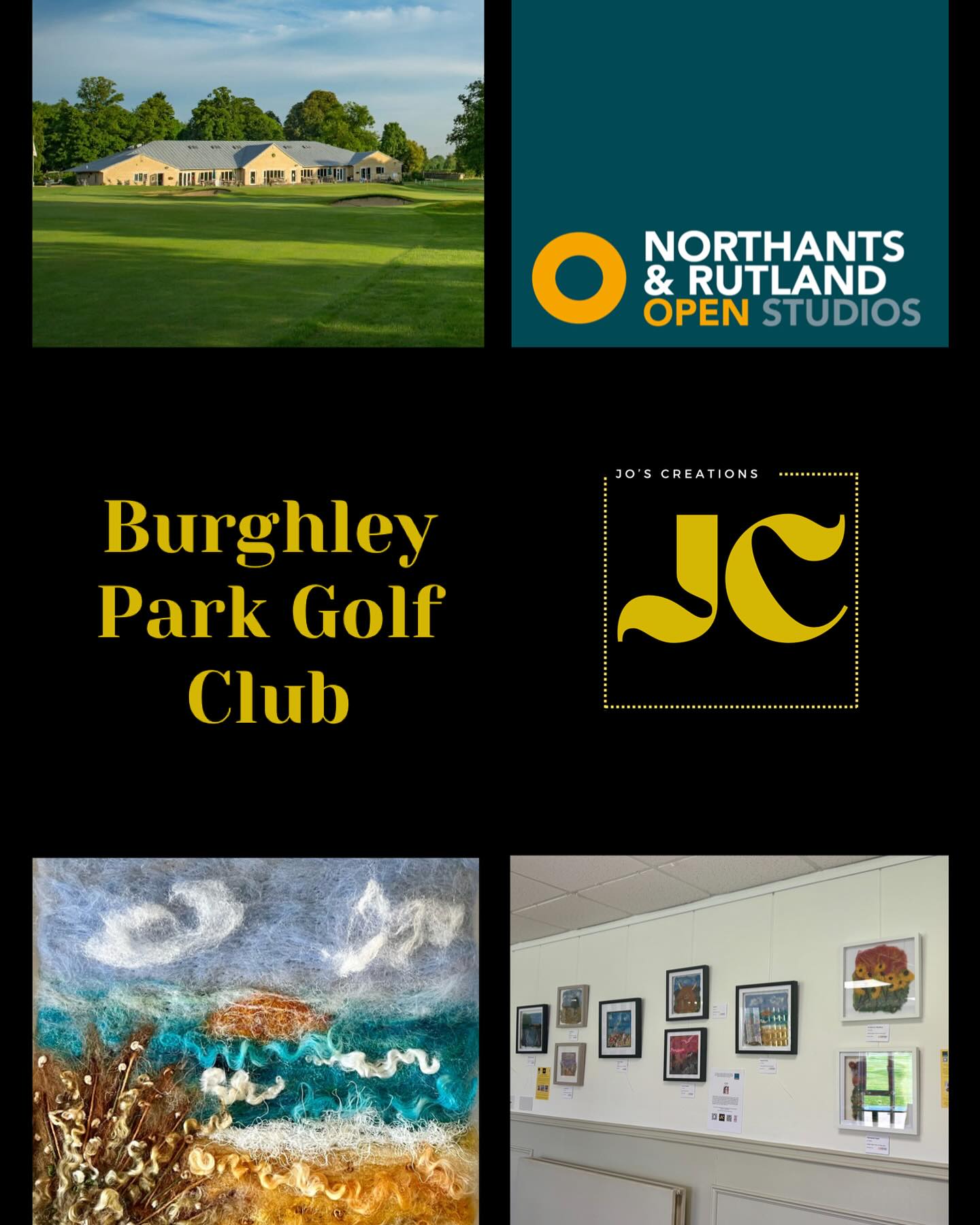 The @northantsrutlandos pop-up exhibition at @burghleyparkgolf is on display until Sunday 29th June. Why not try their Sunday BBQ from 12-3pm and visit the nearby beautiful town of Stamford while you’re there!
#northantsrutlandos #northants #rutland #stamford #popupexhibition #needlefelt #wetfelt #woolartist #fibreartist #madewithwool #needlefeltingartist #stamfordrutland