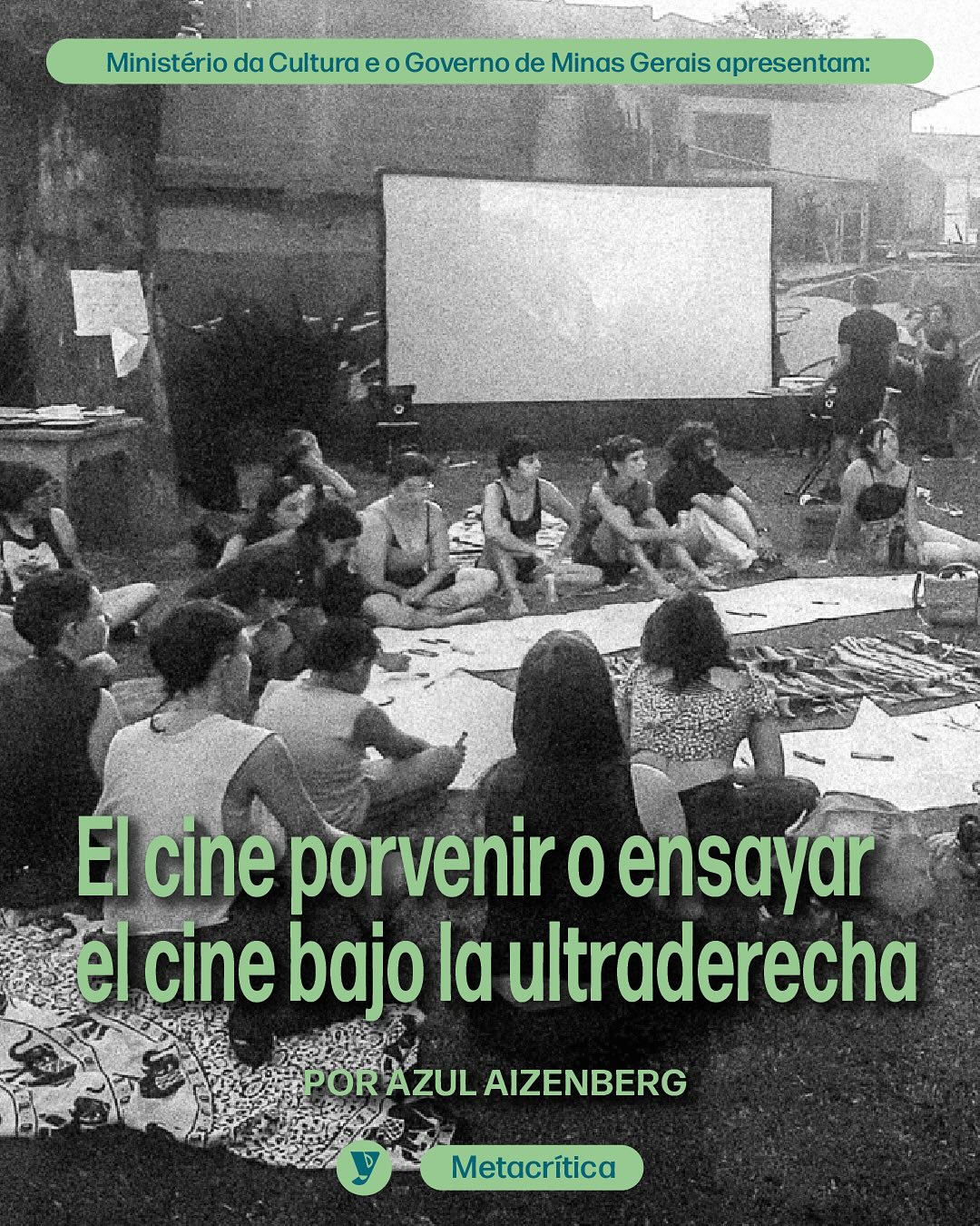 📢 NUEVO TEXTO EN SARA Y ROSA
¿Qué cine es posible bajo gobiernos de ultraderecha? ¿Cómo sostener la práctica cinematográfica cuando los organismos públicos que la financiaban son desmantelados? ¿Qué imaginarios resisten?
En “El cine porvenir o ensayar el cine bajo la ultraderecha”, la cineasta y docente Azul Aizenberg parte del presente argentino para ensayar otras formas de hacer cine en comunidad, lejos de las lógicas del mercado, entre redes afectivas, proyecciones callejeras y preguntas compartidas.
🌹 “¿Qué sabrán los neolibertarios sobre las mieles del apoyo mutuo, sobre la chispa que nace… a mirar una rosa hasta pulverizarse los ojos?”
📍 Lee el texto completo en: sarayrosa.com
#AzulAizenberg #CineArgentino #RATA #CinePolítico #CineMilitante #Ultraderecha #Ensayo #SaraYRosa #CineAutogestionado #CineDocumental #CinemaLatinoamericano
🇧🇷
📢 NOVO TEXTO NO SARA Y ROSA
Que cinema é possível sob governos de ultradireita? Como manter a prática cinematográfica quando os órgãos públicos que a financiavam são desmantelados? Que imaginários ainda resistem?
Em “O cinema porvir ou ensaiar o cinema sob a ultradireita”, a cineasta e pesquisadora Azul Aizenberg parte do presente argentino para ensaiar outras formas de fazer cinema em comunidade — longe das lógicas de mercado, entre redes afetivas, projeções na rua e perguntas compartilhadas.
🌹 “O que saberiam os neolibertários sobre os favores do apoio mútuo, sobre a centelha que nasce... ao olhar uma rosa até pulverizar os olhos?”
📍 Leia o texto completo em: sarayrosa.com
#AzulAizenberg #CinemaArgentino #RATA #CinemaPolítico #CinemaMilitante #Ultradireita #Ensaios #SaraYRosa #CinemaAutogerido #CinemaDocumental #CinemaLatinoamericano