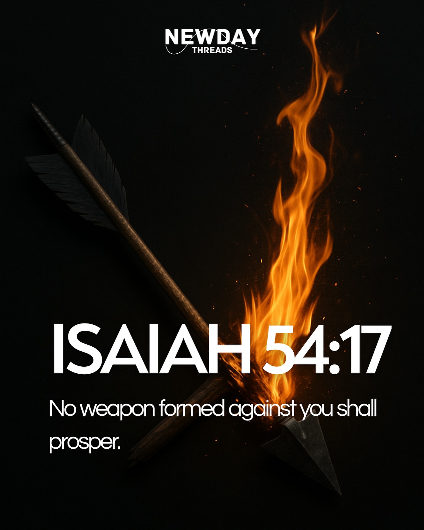 Isaiah 54:17
They aimed for your downfall,
but God broke the arrow.
The fire didn’t destroy you,
it exposed your protection.
No weapon formed shall prosper.