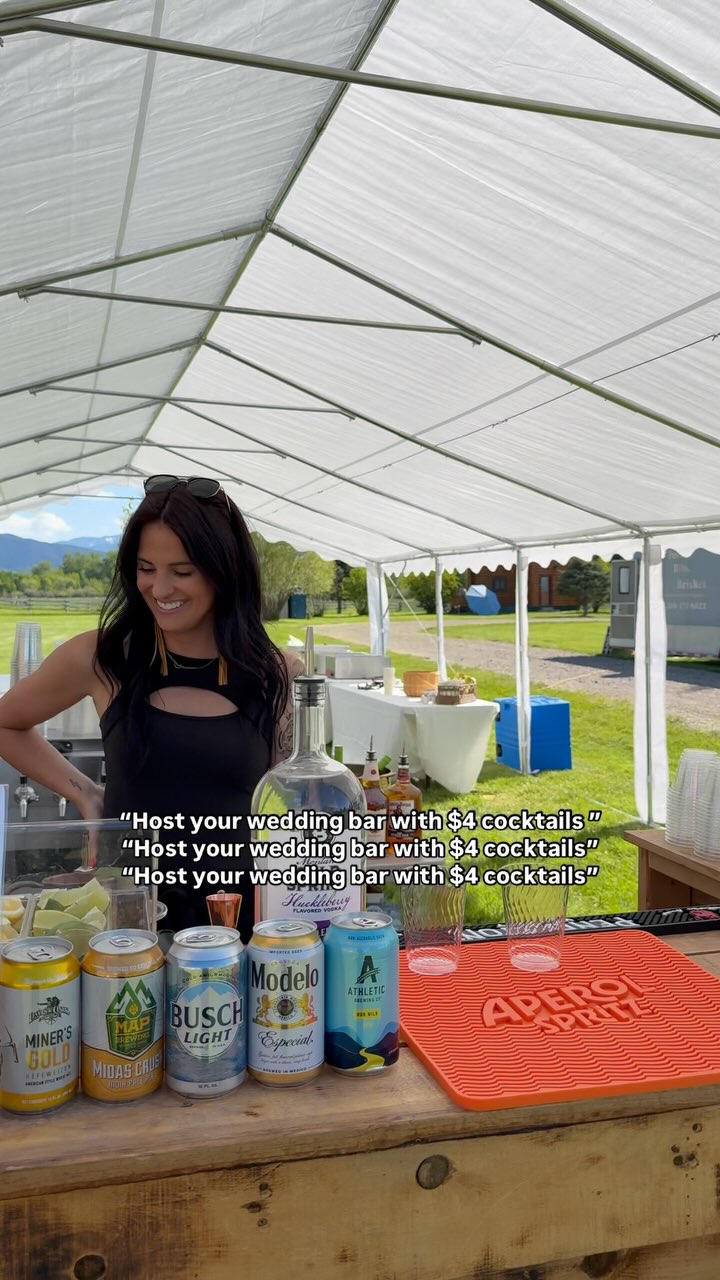 The math DOESN’T lie…
because the secret is in the savings when your buy your own booze + hire dry bartenders to serve it!
Let us break it down for you:
1 bottle of Milagro tequila @ $35 = 17 1.5 oz single shot cocktails = $2.05 per shot + mixer/garnish/ice = $4 cocktails
When at a restaurant, bar, or bar catering company you are going to pay $12-$14 for that exact same tiered cocktail because they are marking it up to make profit. So yeah, you don’t need to pay the alcohol mark-up at your wedding bottom line.
Oh and beers are $2 and a glass of wine is $5 🤌🏼
You bring the booze & ice, detailed by our smart shopping list and we bring everything else:
🍷 Licensed & experienced bartenders
🍋🟩 Mixer packages with Coke products, juices, syrups, fruits, & disposables
🍾 Full bar equipment
🎉 Comprehensive liability insurance
And YES, dry-hire bartending is permitted in most US states 🤘🏼 and Montana is on that list!
Welcome to the good life of fully hosted bars without the price tag for you + free top-shelf drinks for your guests!
#bozemanbartenders #bozemanbarservices #bozemanmobilebar #bozemanmobilebartenders #bozemanweddings #montanaweddings #montanabartenders #weddingbartenders #mobilebartenders #bozemanevents #montana