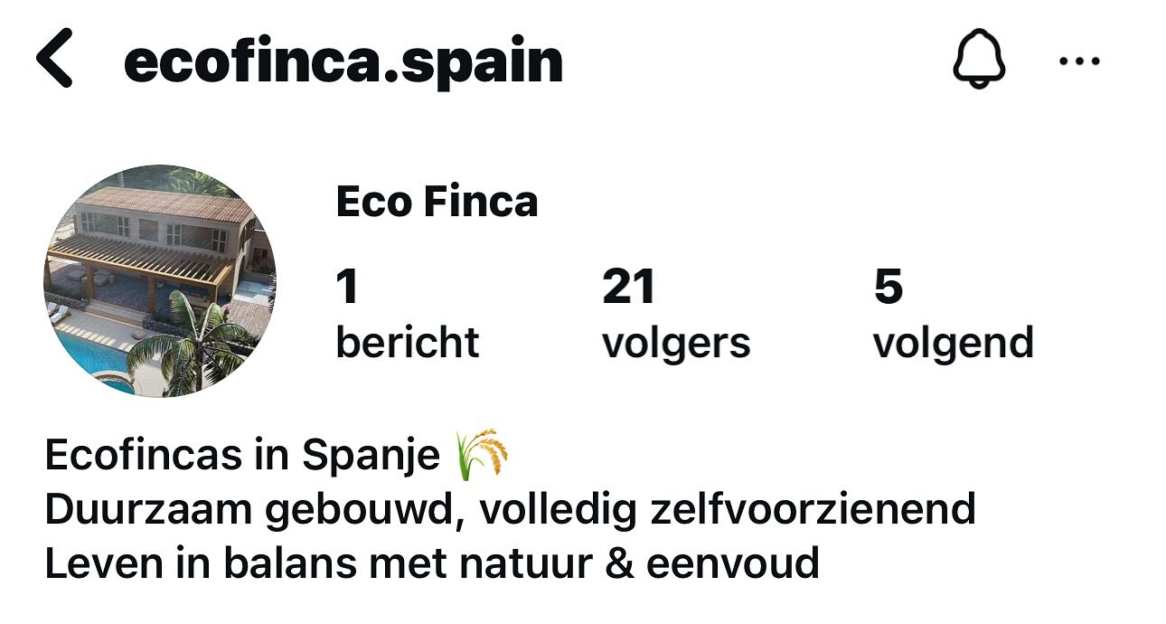 Met Grote trots kan ik melden dat de Insta in de lucht is van ons te bouwen Eco-Finca in Spanje 🇪🇸. Volg ons met het gehele proces met het bouwen van een ecologisch ontworpen Finca geheel in authentieke Natural-living-Style. Geheel gemaakt van natuurlijke producten, Prefab voorbereid voor effectieve bouw en zelf voorzienend met zonnepanelen, batterij en wateropvang-systeem!
Voor onze eerste Finca hebben we een stuk grond gekocht in Javea (Xabía) op Costa Blanca. Stuk grond ligt op de grote berg de Montgó 🌼☀️❤️. Volg ons……