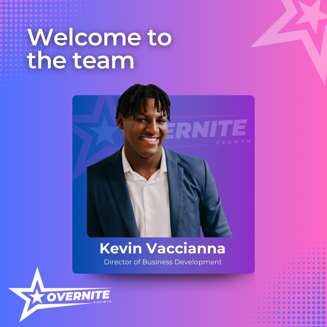 We’re excited to welcome @kevinvaccianna as Overnite Growth’s new Director of Business Development.
With a strategic mindset and a passion for meaningful growth, Kevin will play a key role in strengthening our relationships and expanding the impact we deliver to both current and future clients.
As we continue to scale, our mission remains the same: deliver results, elevate brands, and build lasting partnerships.
Welcome to the team, Kevin. 🤝📈
#OverniteGrowth #BusinessDevelopment #ClientSuccess #MarketingLeadership #StrategicGrowth #TeamOvernite #DigitalMarketingAgency