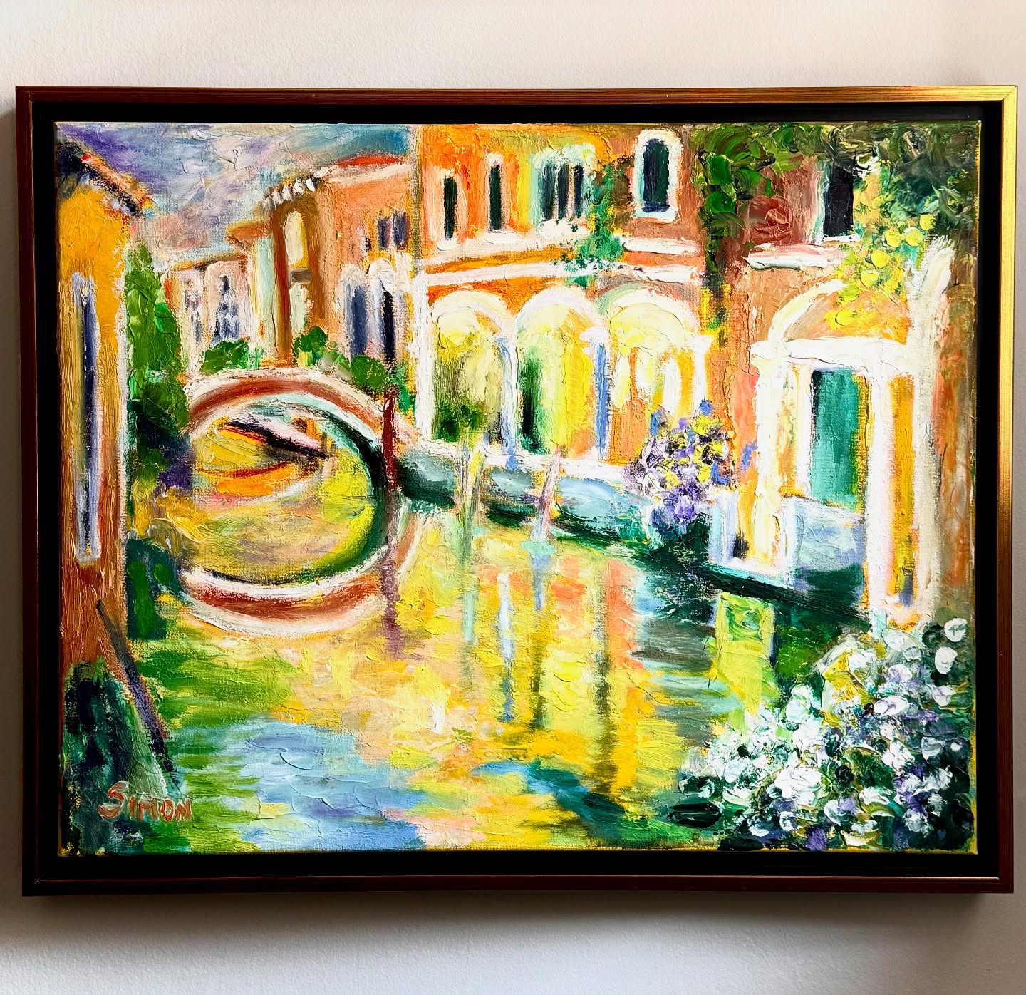 “Venice Evenings” oil 16x20” $375
Lots of straight color & texture working together. Inspiration by Marilyn Simande.
New work SOLD
@studio136gallery Open Sat & Sun 12-6
#colour #venice #impressionisticart #travelgram #instart @garysimonci #garysimonci