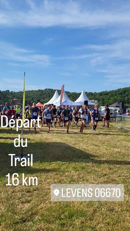 Départ du Trail 16 km
@salonvertazur06