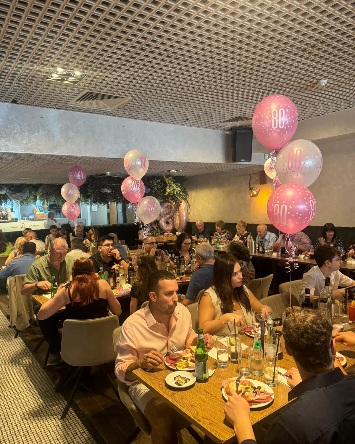 Today at Nonna’s Kitchen, we had the pleasure of hosting Maria’s 80th Birthday Celebration 🥳
Guests enjoyed a delicious four-course meal, followed by a beautiful birthday cake crafted in-house by our talented team 🎂
It was a joyful occasion filled with great food, laughter, and unforgettable memories — a perfect example of why Nonna’s Kitchen is the ideal venue for any special event 🫶