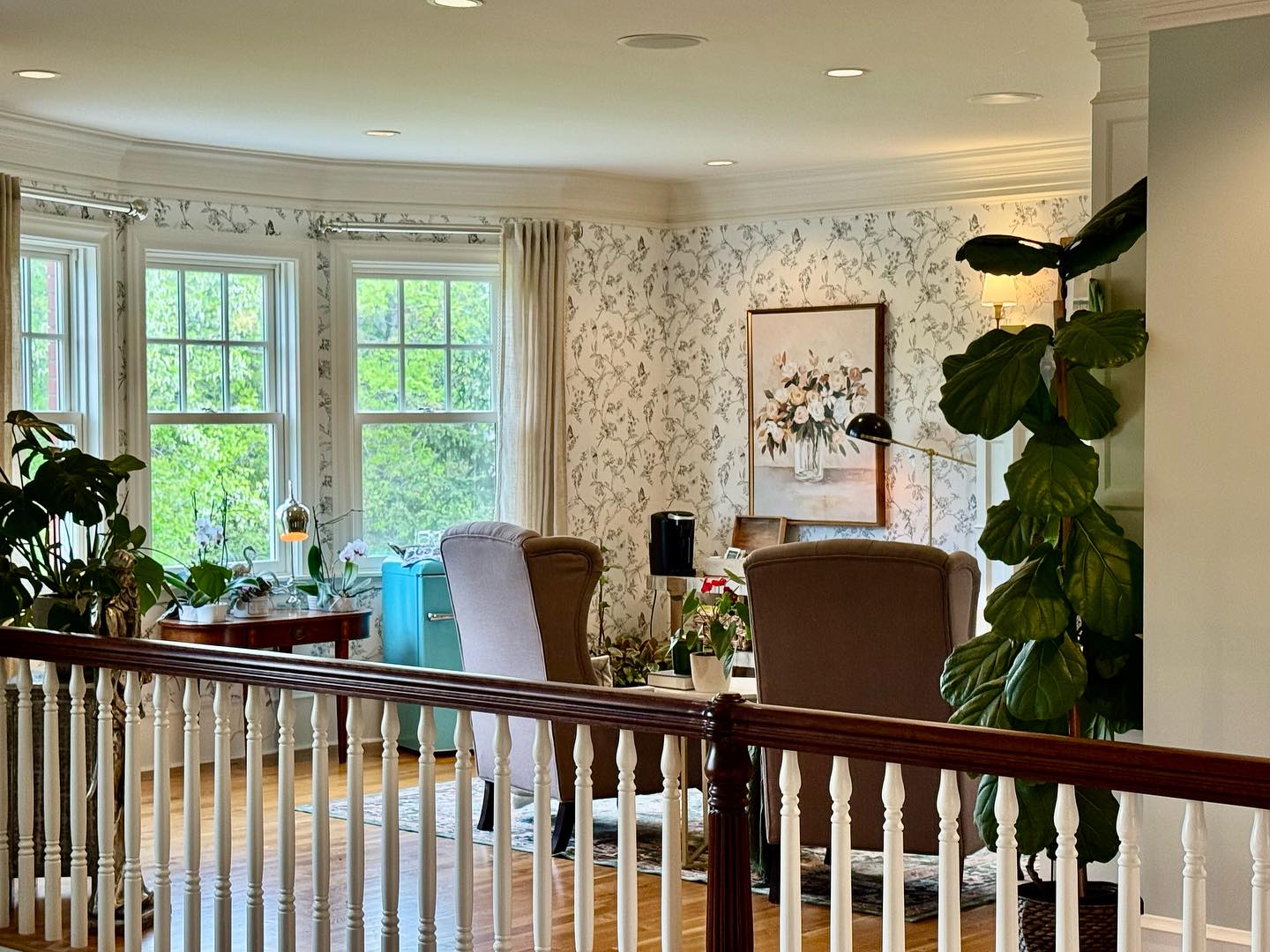 Happy Saturday!
✨
It has been a crazy busy few weeks here! We are preparing for a summer of entertaining and hosting many overnight guests. Weddings are the theme of this summer for our family, and I am honoured to be hosting a number of events that support those special days.
✨
I have specialized in event planning for many years, I have coordinated everything from weddings, anniversary celebrations, birthday galas, silent auctions, and corporate functions. This year I was asked by dear friends to help coordinate their wedding reception in July. They were married in Hawaii last week and will their entire family will be flying in from Vancouver, BC. for the reception and staying with me.
✨
When guests stay in our home, I try to make it an elevated experience where they can enjoy our beautiful home in a comfortable and special way.
✨
For the reception, all 5 of my guest rooms will be full. We have a large home, and the up stairs “music room” as the former owners called it had served as a private office for me while I was still doing meetings with clients. Now that I have slowed down in that aspect of my life, it was time to reinvent this room and make it purposeful.
✨
I redesigned the space to act as a guest parlour, complete with a water cooler, a fridge filled with sparking water and soft drinks, a coffee, tea and snack station and of course lots of plants and books. This is a warm and inviting space in my house and my daughter from NYC and her friend were my first official guests to use it and I got two thumbs up for it!
✨
I love the idea that my guests can help themselves to snacks and drinks before bed or in the morning they have a beautiful place to have some quiet moments.
✨
I still want to paint the walls and make it a little more “moody” but, realistically, time is not on my side so I am moving forward as-is right now.
✨
I hope you all have a beautiful and blessed Saturday, I am off to work in the garden!
#roomrevamp #roomwithaview #guest #guestroom #coffeebar #host #hosting #hostingideas #books #coffee #relax #inspireddecorworld #design #interiordesign #interiors #yeg #selftaught #selftaughtdesigner