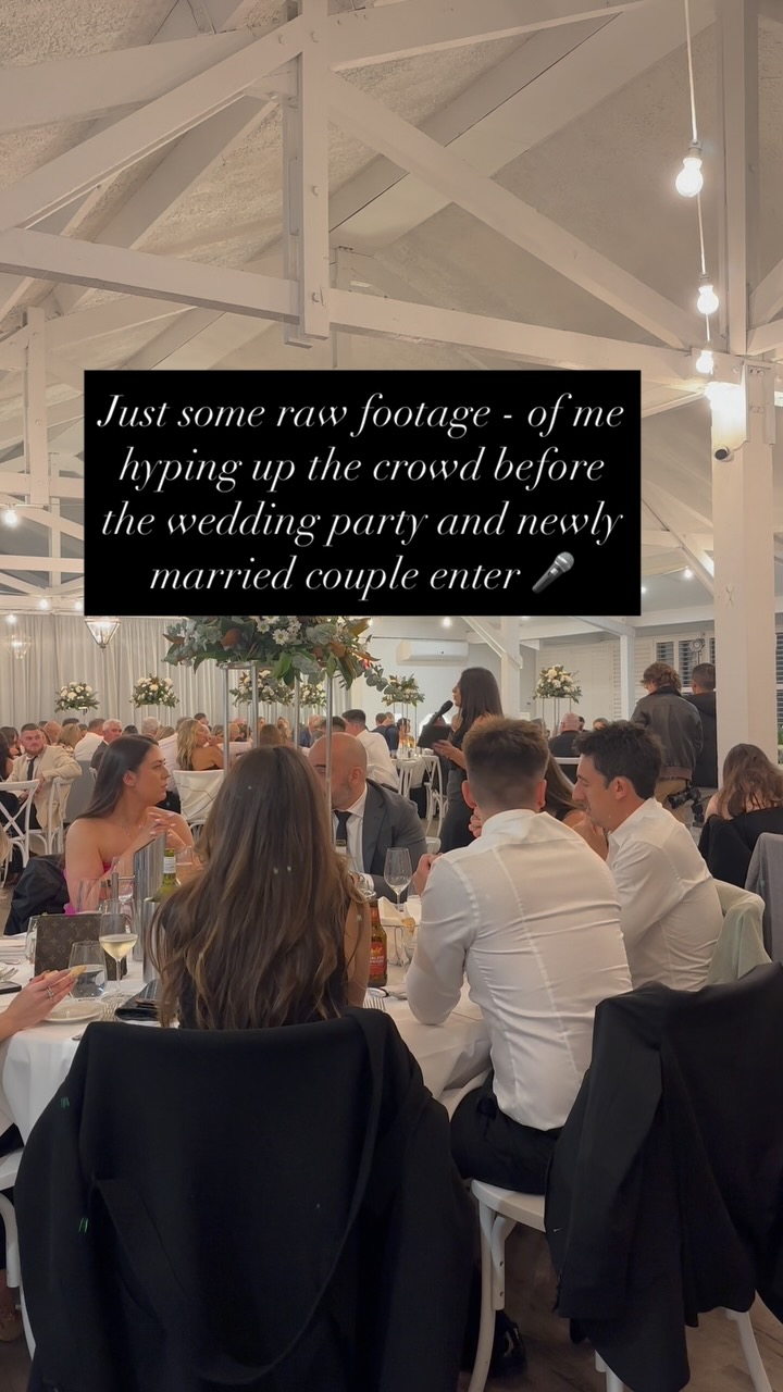 It’s rare I get footage from my weddings (I’m usually too busy doing my job and keeping things running smoothly) 🎤 but when I do, I love giving couples a little peek at what to expect.
Here I am warming up the crowd and setting the tone for a night full of fun and good vibes. It’s the kind of energy that gets the party started and keeps it going all night long ✨
www.celebrantruby.com
Marriage Celebrant and MC
#melbourneweddings #melbournewedding #melbournecelebrant #melbournebride
