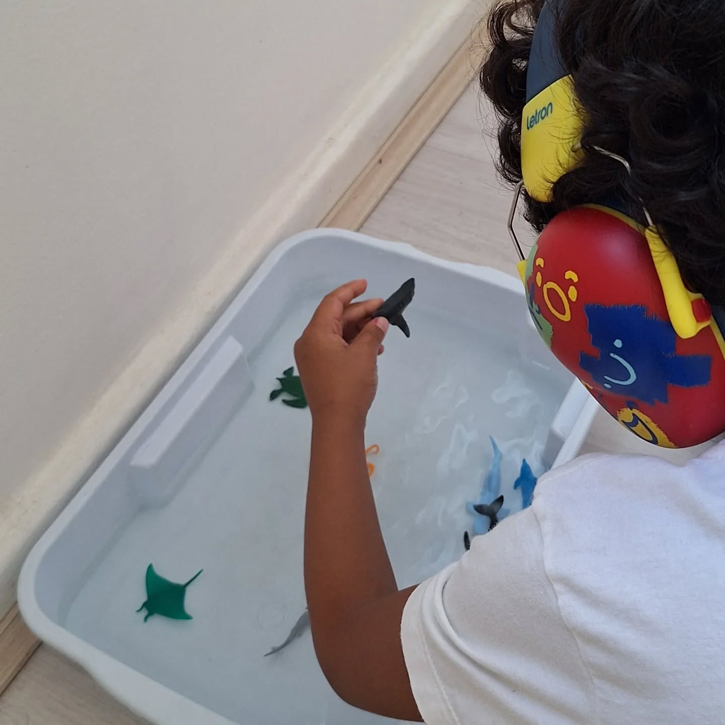 Mãozinhas de maio 👐🏻
Teve água, teve areia, teve comemoração de aniversário, pintura e insetos. Também teve cronômetro pra ajudar na troca de atividade, escrita de palavrinhas novas e coordenação motora! Inclusive, com participação da tia Mi! @michelecavalcanti.psico