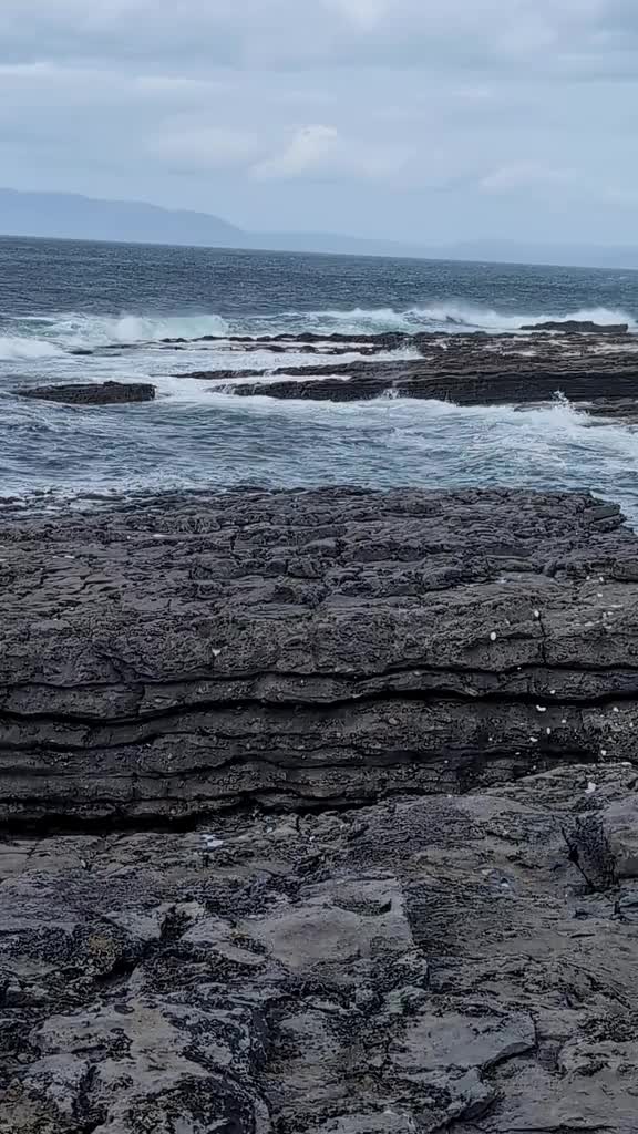 Summer snow at streedagh yesterday.