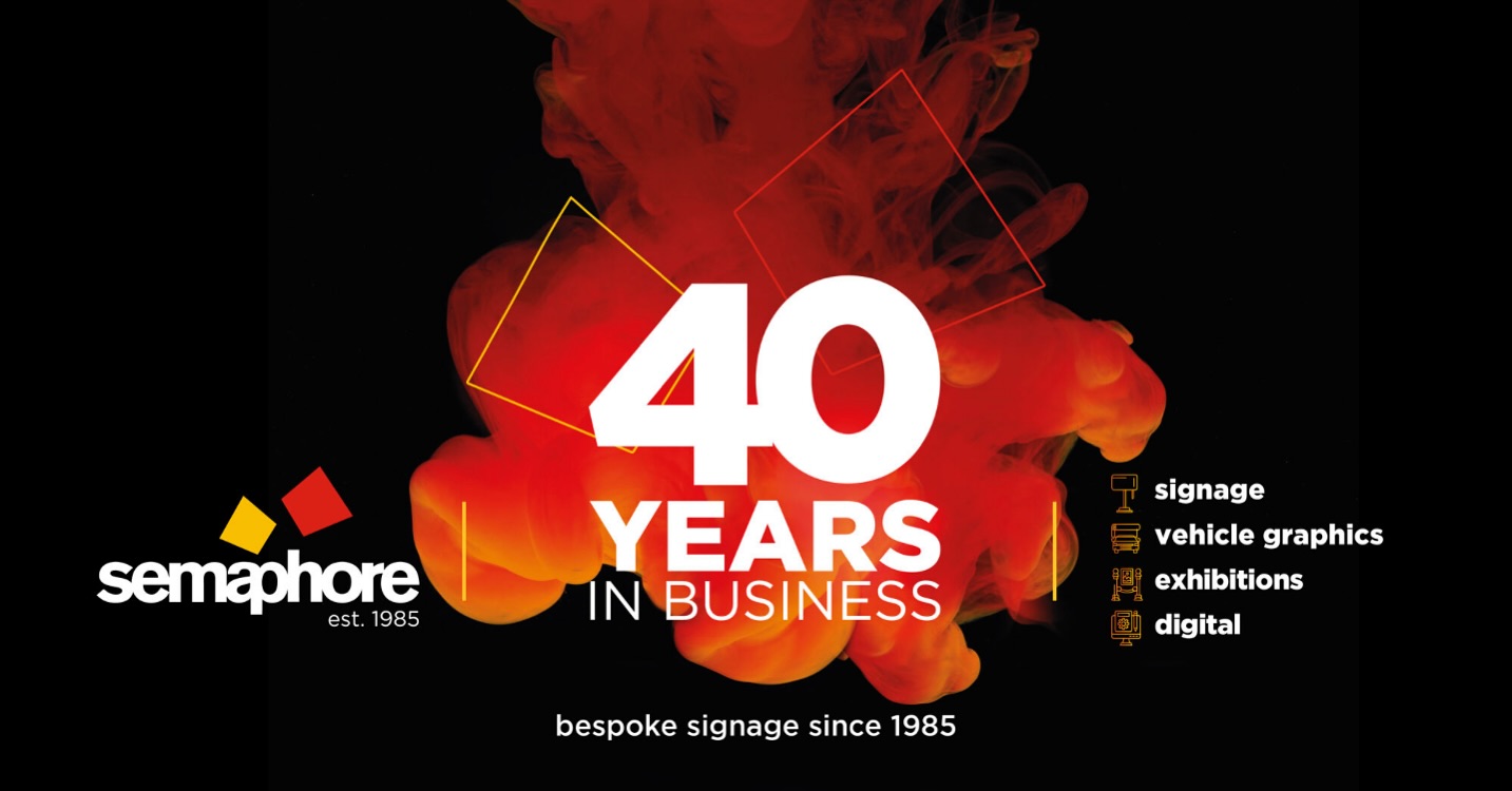 Celebrating 40 Years of Crafting Iconic Signage 🎂
In 1985, Semaphore began as a small family-run operation with one PC, a Roland, and a laminator. Today, we’re proud to stand as one of the UK’s leading, award-winning signage companies - operating from our bespoke 20,000 square foot manufacturing facility in Cardiff and delivering to some of the world’s most recognisable brands.
Over the past four decades, we’ve evolved with the industry - investing in technology, expanding our capabilities, and staying true to the values that started it all: quality, integrity, and creativity.
Thank you to our clients, partners, and team for helping shape the Semaphore story.
Here’s to the next chapter.
🔗 www.semaphoredisplay.co.uk
#Design #Create #Install
#WeAreSemaphore ⚡
