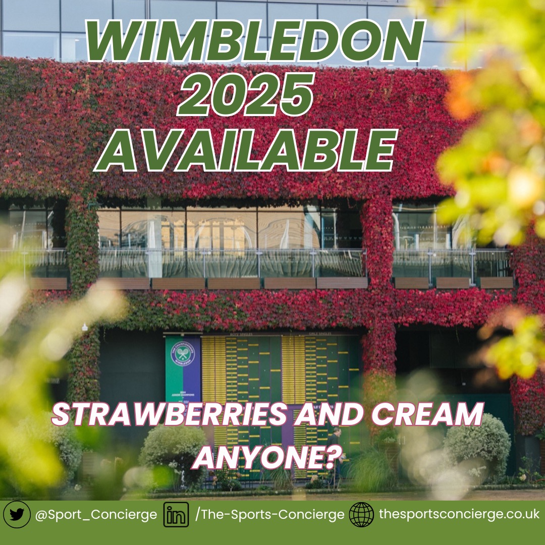 Always a favourite for our clients. Experience the best seats, the best hospitality, the best players at the best tennis tournament in the world. Call or message for details 01892 512522. #vip #concierge #tickets #hospitality #sports #tennis #wimbledon