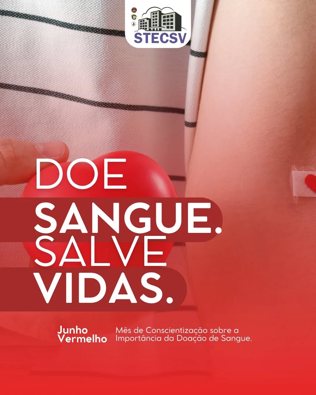 🚨 Doe Sangue. Salve Vidas.
No mês do Junho Vermelho, queremos lembrar que um simples gesto pode fazer toda a diferença! ❤️🩸
A doação de sangue é um ato de amor, solidariedade e empatia. Muitas vidas dependem disso todos os dias.
Seja um doador e incentive quem você ama a fazer o mesmo.
Juntos, podemos salvar muitas vidas! 💪
#JunhoVermelho #DoeSangue #SalveVidas #Solidariedade #DoaçãoDeSangue #STESCSV #TrabalhadoresUnidos #SindicatoForte #AtitudeQueSalva #Vida #Conscientização #SindicatoPresente #sãovicentesp