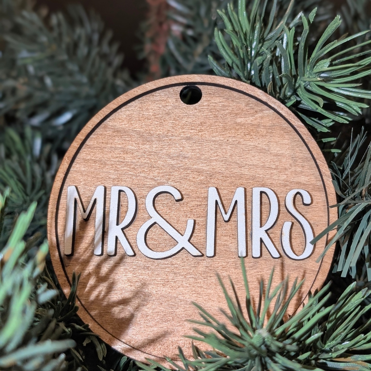 Wedding gift / favor - What better way to capture a moment / memory than with a personalized Wedding ornament. They can be given during a shower, First Christmas, etc. Most items are able to be personalized with different colors, stains, names, and sizes. If any catch your eye, email jarradesigncincy@gmail.com while we finish our website. We can also create something you may not see. #weddinggiftsidea #christmasornament #wedding #personalizedgifts