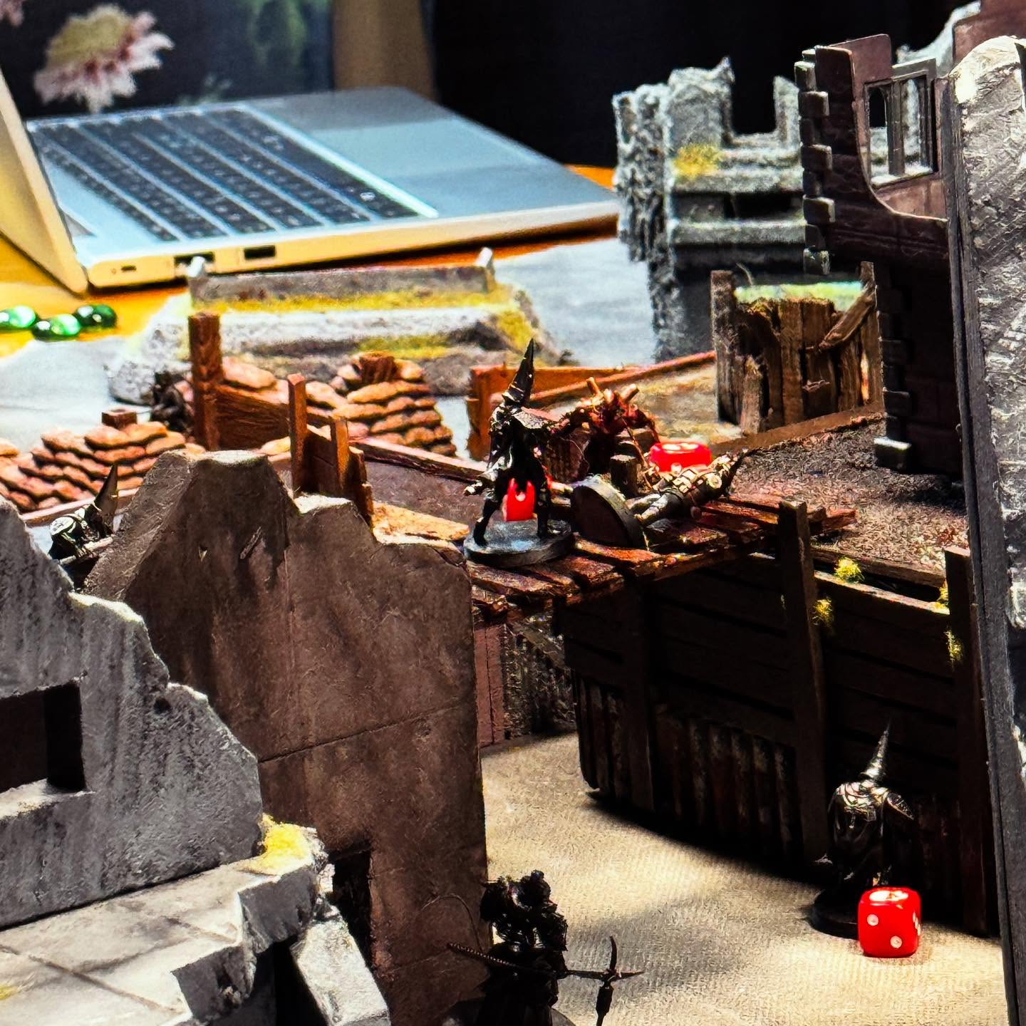 Yesterday i got opportunity to see a match of @trench_crusade played at @hannunpelit Of course i could have played myself but i was pretty tired from nightly work crunch with indesign so i was really happy to just warch how the game was played. It was hell of a fun and seemed easy enough for me to play without too much of pausing the game to just ask ”what next” 😅 Cant wait to get to play with my black grail warband! #trenchcrusade #miniaturegames #miniaturewargaming #trenchpilgrims #hereticlegion