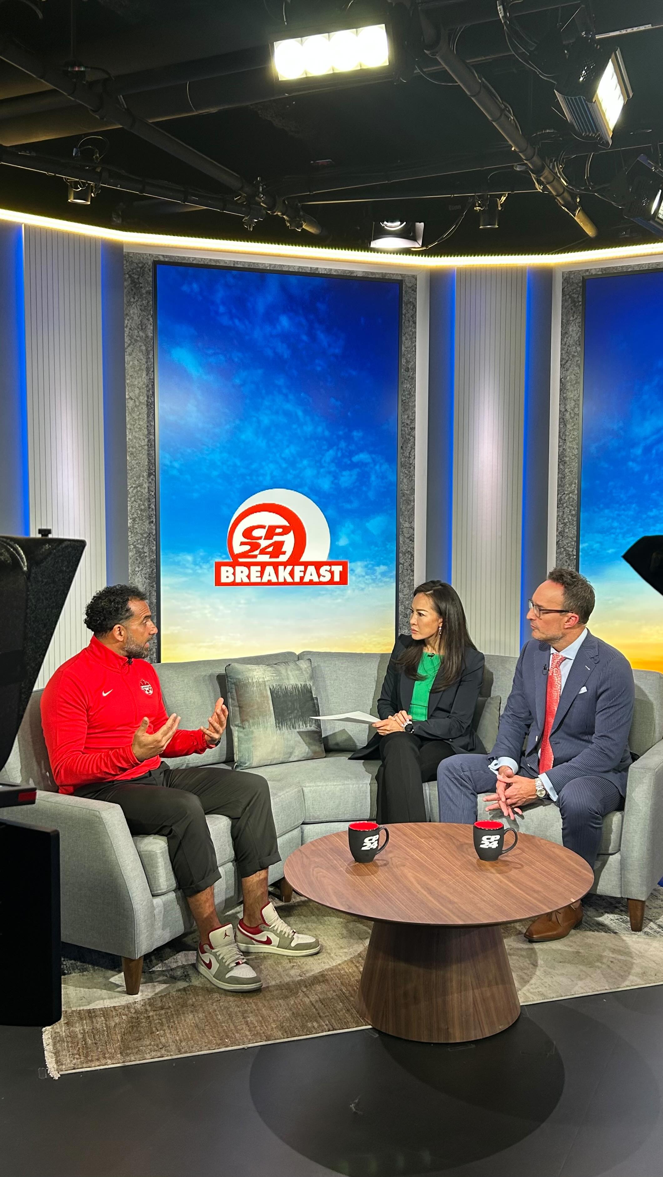 Thank to @cp24breakfast for hosting @dwaynedero to share the excitement for the One Year to FIFA event at Nathan Phillips Square on June 12th 2025 ⚽️ Here’s a little behind the scenes recap of this morning’s interview
Share your excitement with us:
1. Take a photo in your favourite soccer jersey
2. Use #soccerdaytoronto
3. Register for the free event using the link in bio
Can’t wait to see you all there! ❤️🔥⚽️