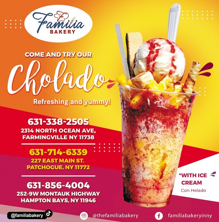 Disfruta de un Refrescante Cholado este Verano 😎 #familiabakery #Cholado