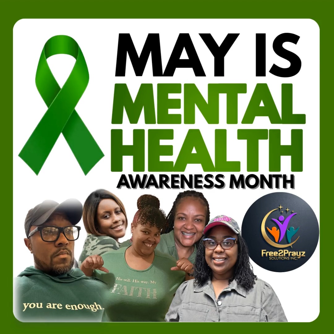 If You Need Counseling, Mentoring, or Mediation...Contact Us At f2psolutions@gmail.com or 410-774-6170.
#FREE2PRAYZ #free2prayzsolutions #free2prayzsolutionsinc #mentalhealthawarenessmonth #mentalhealthsupport #mentalhealthawareness #mentalhealthmatters💚