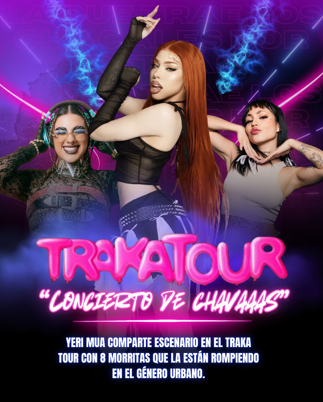 Arriba las morras que impulsan a otras morras ✨🧚 te TQM mucho @yerimua
Y a todas las morritas del género urbano que la están rompiendo.
#generourbano #morraschidas #soyedomexa #edomex #sayuriysopholov #yerimua #trakatour #reggaetonmexa