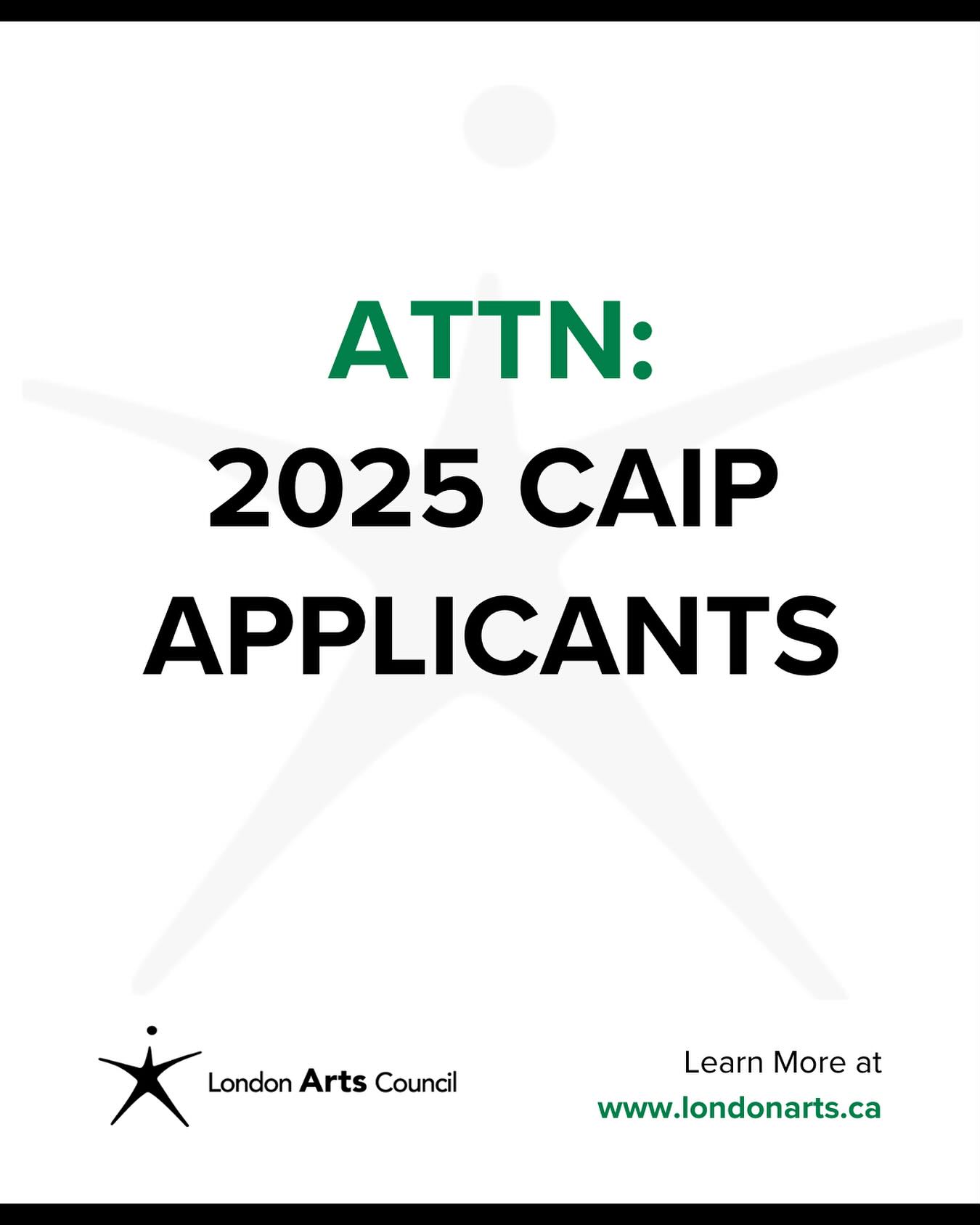 📣**ATTENTION 2025 CAIP Applicants**
All of the Community Arts Investment Program assessment panels are complete and notification letters have been sent out to all applicants.
📧 If you haven’t received your email, please make sure to check your junk/spam folder.