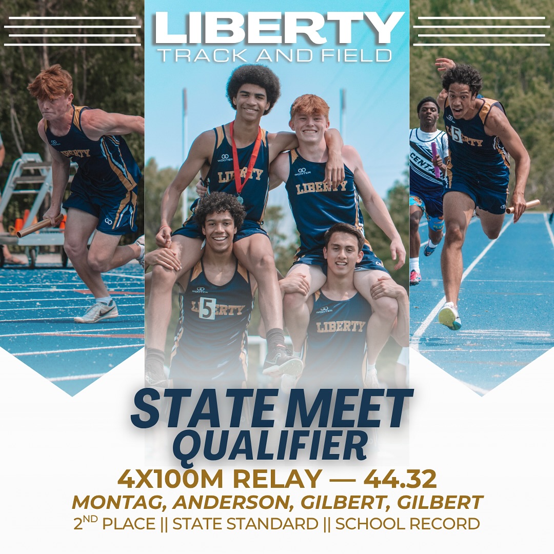 The first set of Liberty Lions to qualify for the state meet on the track!
———
With a strong prelim performance, the Men’s 4x100m Relay group walked home with the state standard and the silver medal, narrowly missing the gold medal by one hundredth of a second at the line.
We look forward to cheering them on in two weeks at the state meet!
———
#mshsl #highschooltrackandfield #christianathletes
