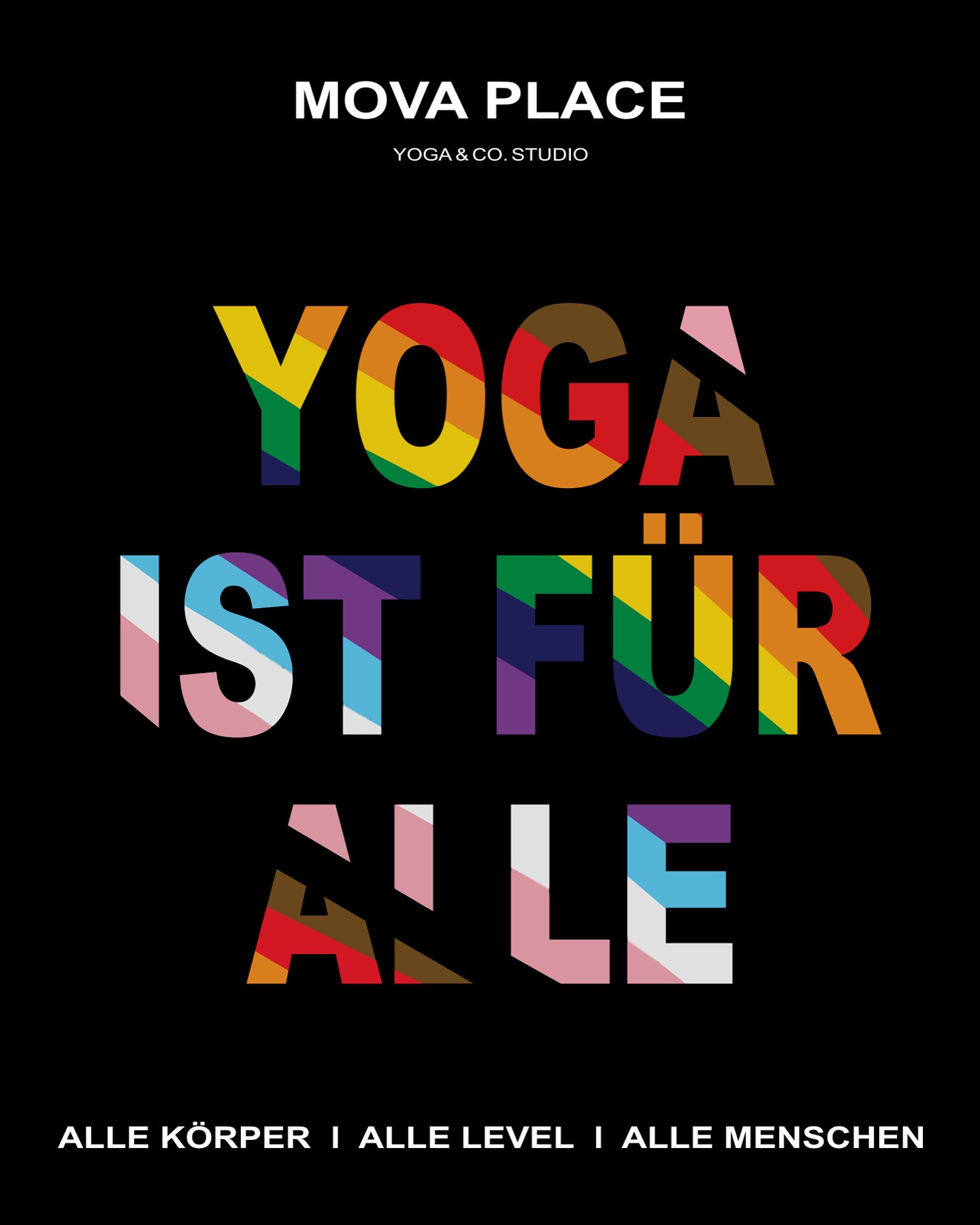 🧘♂️YOGA IST FÜR ALLE 🏳️🌈
Alle Körper | Alle Level | Alle Menschen
#movaplace #yoga #stralsund #pridemonth #yogastralsund