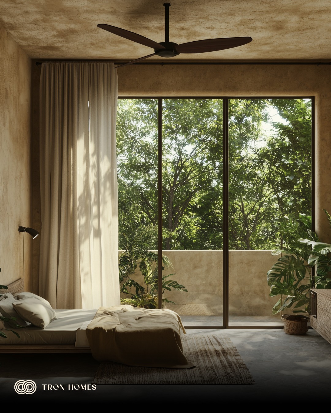 Simplicity isn’t about doing less; it’s about choosing better.
This is our vision of a bedroom that stays close to the earth: textured walls, soft neutral tones, filtered light, and plants that blur the line between inside and out.
Minimal, grounded, deeply comfortable.
Because real luxury doesn’t need to shout, it just needs to feel right.
Follow us for more architectural trends and projects!
#TronHomes #CozyLuxury #ModernLiving #DesignThatFeelsGood #TronConcepts #WarmMinimalism #modernarchitecture #modernarchitecturedesign