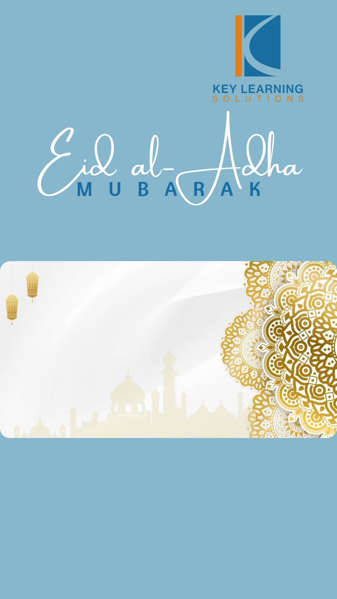 Eid Mubarak to all our Muslim students, friends and families celebrating this holiday!