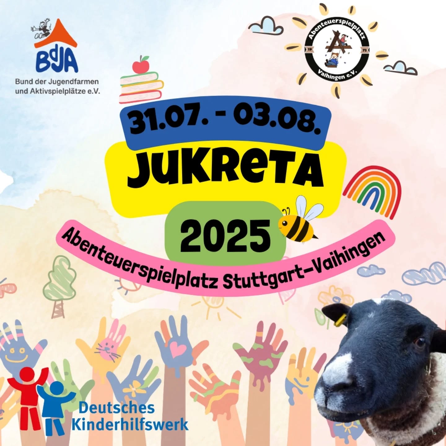 🎨 Jugendkreativtage 2025 – wir sind Gastgeber!
Dieses Jahr finden die Jugendkreativtage auf dem Abenteuerspielplatz Vaihingen statt – gemeinsam mit dem @bdja_ev und der Förderung des @deutscheskinderhilfswerk_e.v - veranstalten wir drei Tage voller Workshops, Aktionen, Spaß & gemeinsames Zelten auf dem Platz! 🔥🎭🎨
Ihr seid eine Jugendfarm, ein Bauhof, Aktivspielplatz oder Abenteuerspielplatz und wollt dabei sein?
Dann meldet euch gern per Mail, Anruf oder schreibt uns direkt hier auf Insta, wenn ihr Fragen habt! 💬📩
#abenteuerspielplatz #stuttgart #vaihingen #jukreta