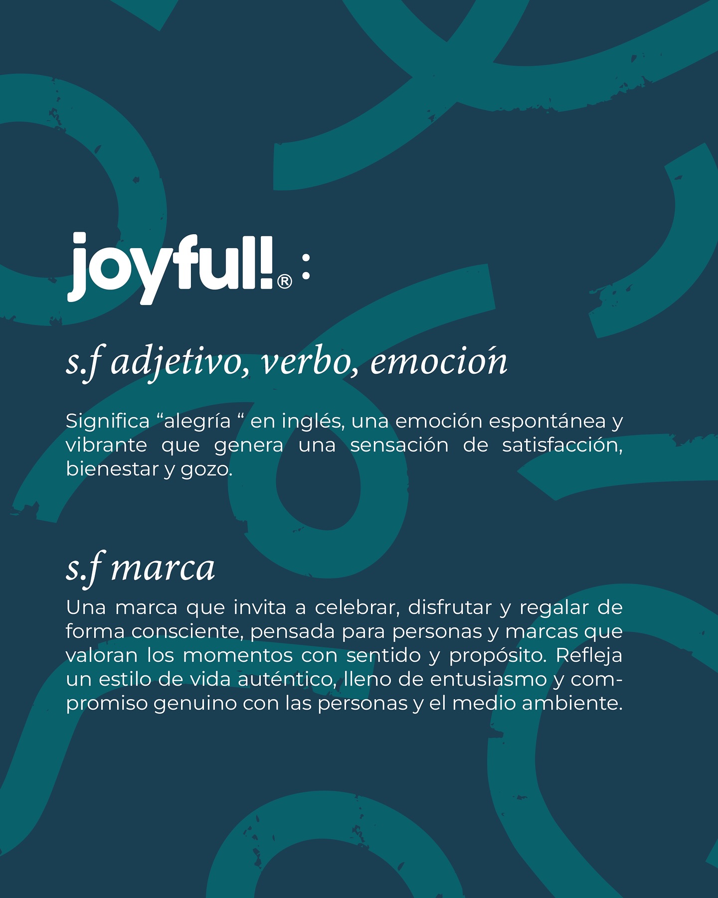 Una nueva definición de Joyful ha llegado y no está en el diccionario. Está en www.joyfulcreate.com 🤍