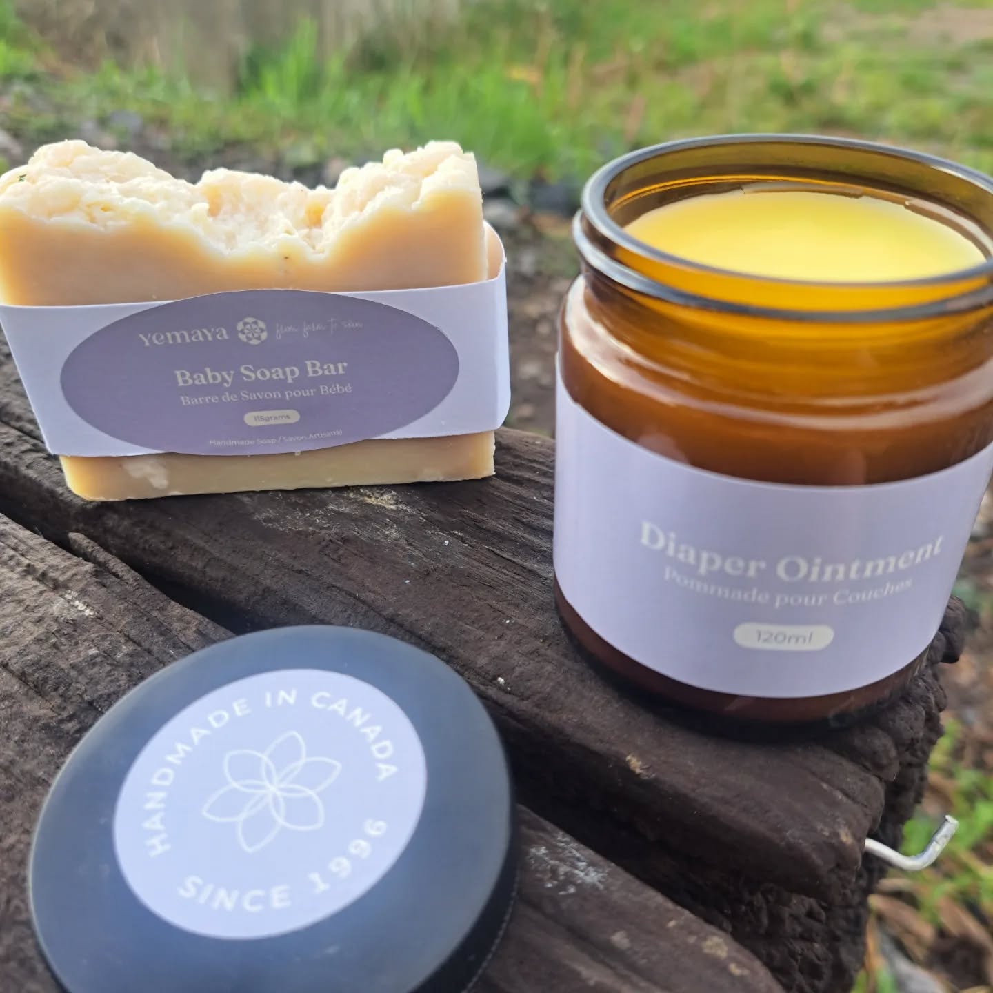 Looking for the perfect baby gift set, why not give a natural handmade Soap Bar and Diaper Ointment!
Healing benefits: It calms irritation, prevents moisture buildup, and supports healing naturally.
Cloth Diaper Friendly!
#diaper #Ointment #rash #eczema #softskin #baby #toddler #kids #family #Yemaya #yemayanaturalproducts #handcraftedbyyemaya #market #stock #natural #handmade #homemade #smallbatches #ontario #canadian #canada #Wyoming #grandbend #strathroy #london #calendula #beeswax #salve