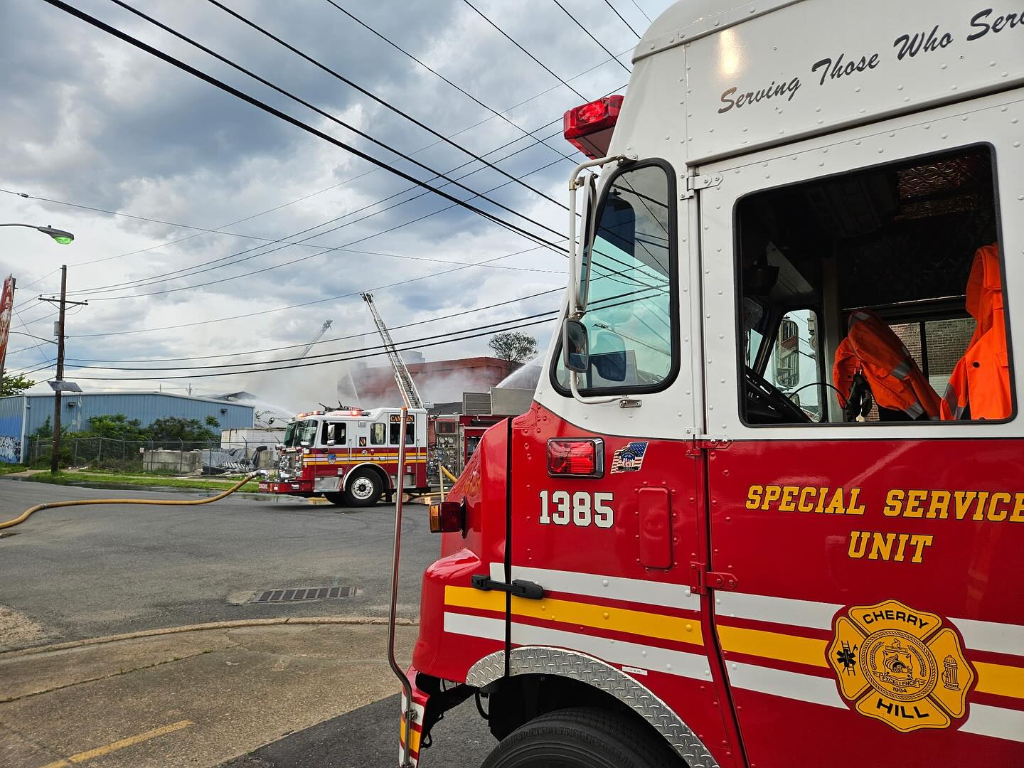 On Saturday, June 1st, Rehab 13 responded to a large commercial fire in the city of Camden to assist the Camden Fire Department. The fire started in a 1-story building and quickly spread to a nearby 4-story structure, making for a challenging scene.
We were on scene for just over 4 hours with our two main trucks, providing hydration, cooling, and rehab support to the crews working hard in tough conditions.
Always proud to stand behind the firefighters and first responders doing the job on the front lines. Great work by all agencies involved.
#Rehab13