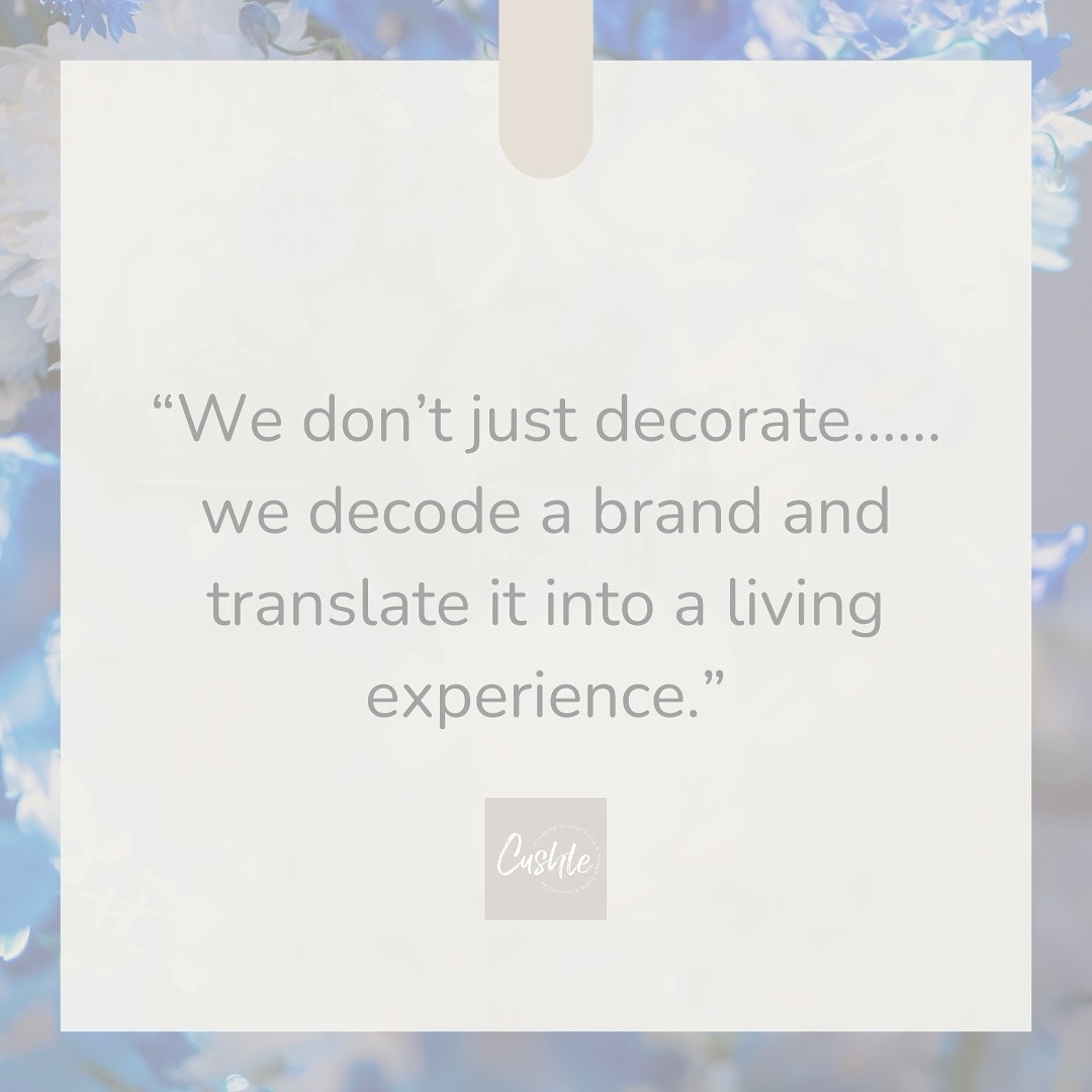 At Cushte, every design begins with intention. Whether it’s a tablescape, a floral brief, or an immersive brand moment, our work is rooted in storytelling.
We study the sensory layers—tone, texture, colour, scent—to build something that feels right, not just looks beautiful. That’s our kind of luxury.
#CushteLondon #DesignWithPurpose #EventPhilosophy #CreativeDirection #corporatetablescaping #tabledesign