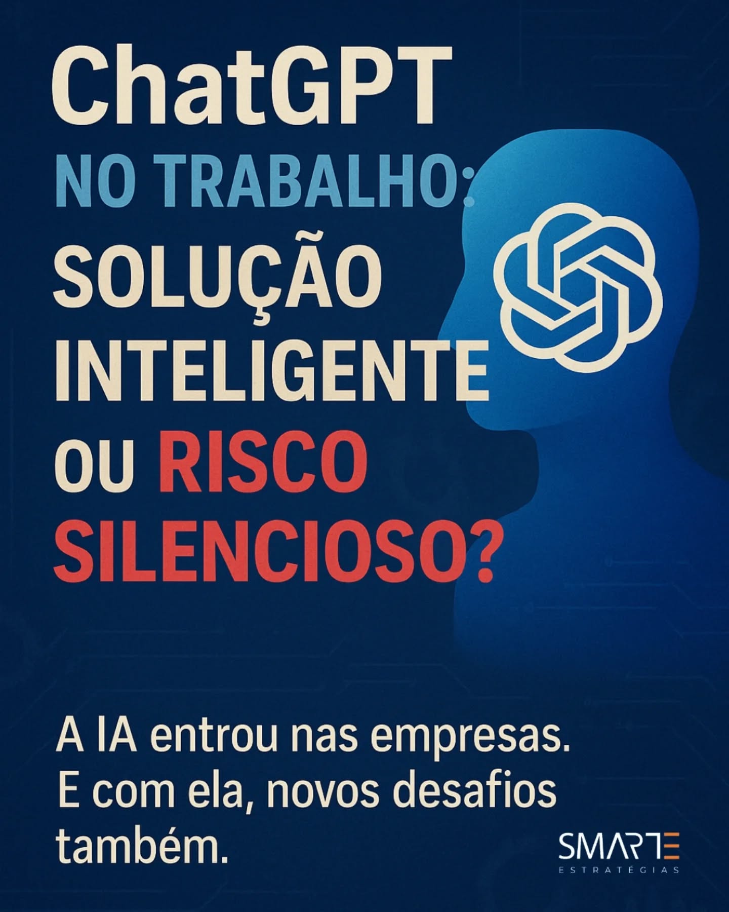 ChatGPT, Gemini, Copilot, Claude… A inteligência artificial já está nas empresas — mesmo que você ainda não tenha criado uma política sobre isso.
Ela pode aumentar produtividade, acelerar processos e até trazer insights incríveis.
Mas se for usada sem limites claros, pode gerar vazamentos de dados, quebras de sigilo profissional e decisões sem embasamento jurídico.
🔒 O uso de IA no ambiente corporativo exige governança, ética e segurança da informação.
A @SmarteEstrategias pode ajudar sua empresa a construir diretrizes claras, proteger sua reputação e transformar tecnologia em aliada — não em risco.
📩 Fale com um de nossos especialistas.
📍 Porto Alegre/RS
📱 (51) 99752-0319
📱 (51) 99365-0105
🌐 www.smartestrategias.com.br
#GovernançaDigital #ChatGPT #InteligenciaArtificial #Compliance #SmarteEstrategias #SegurançaDaInformação #LGPD #ÉticaDigital