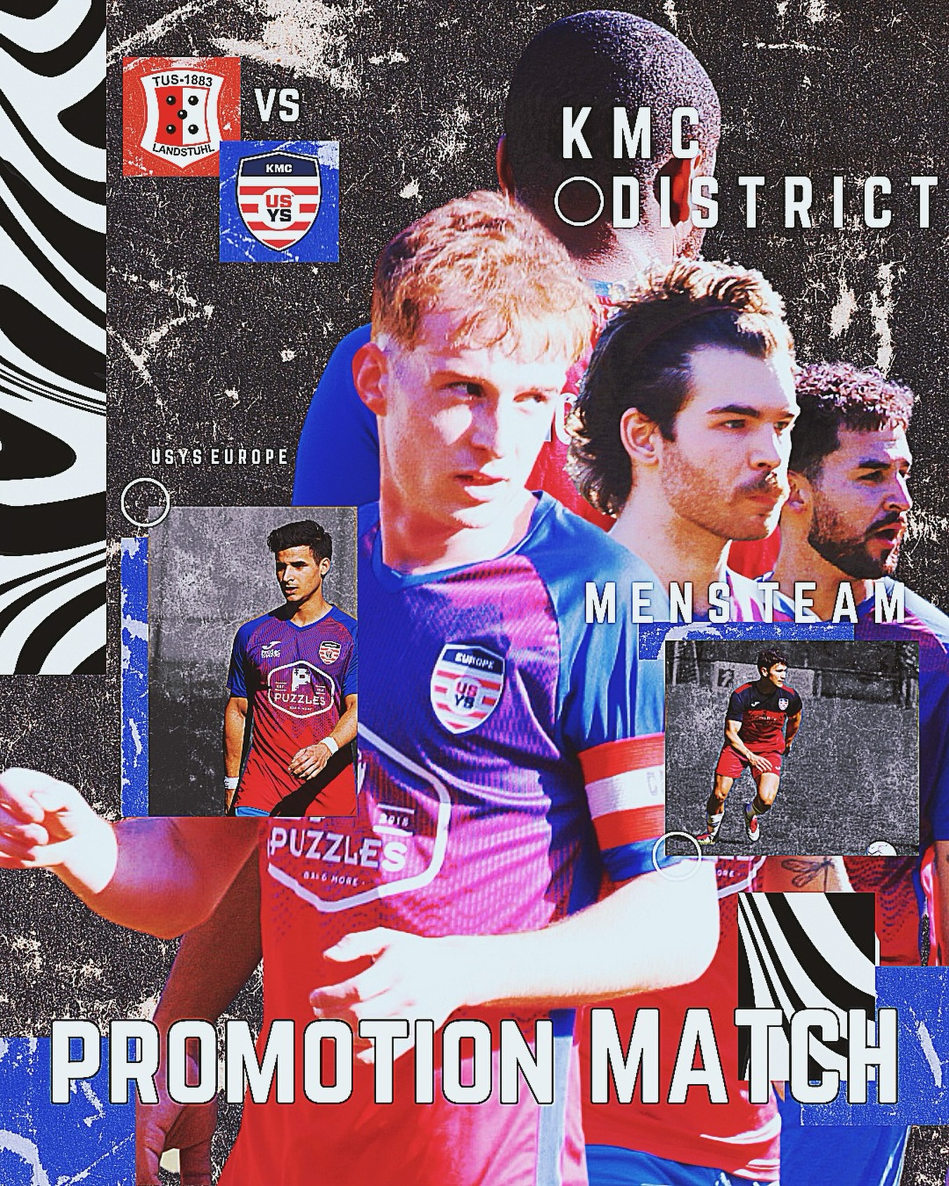 CHANCE TO MOVE UP! 🔥
This Saturday, our KMC Men’s Team takes on TuS Landstuhl for a shot at promotion! 💪⚽️
📍 KMC District, Schwedelbach
Saturday
Kickoff: 18:00
We need YOUR support – be loud, be proud, and let’s make it happen! WHO ARE WE!? KMC! ❤️💙🤍
