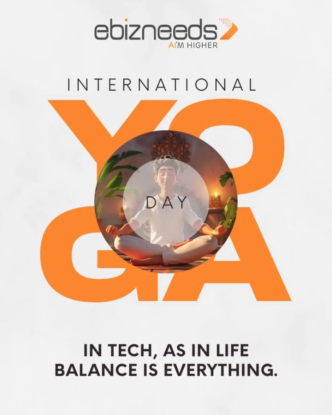 Behind every smart solution is a calm mind. This International Yoga Day, letโs pause, breathe, and reset. โ Team eBizNeeds
#InternationalYogaDay #YogaForAll #YogaDay2025 #yogadayvibes