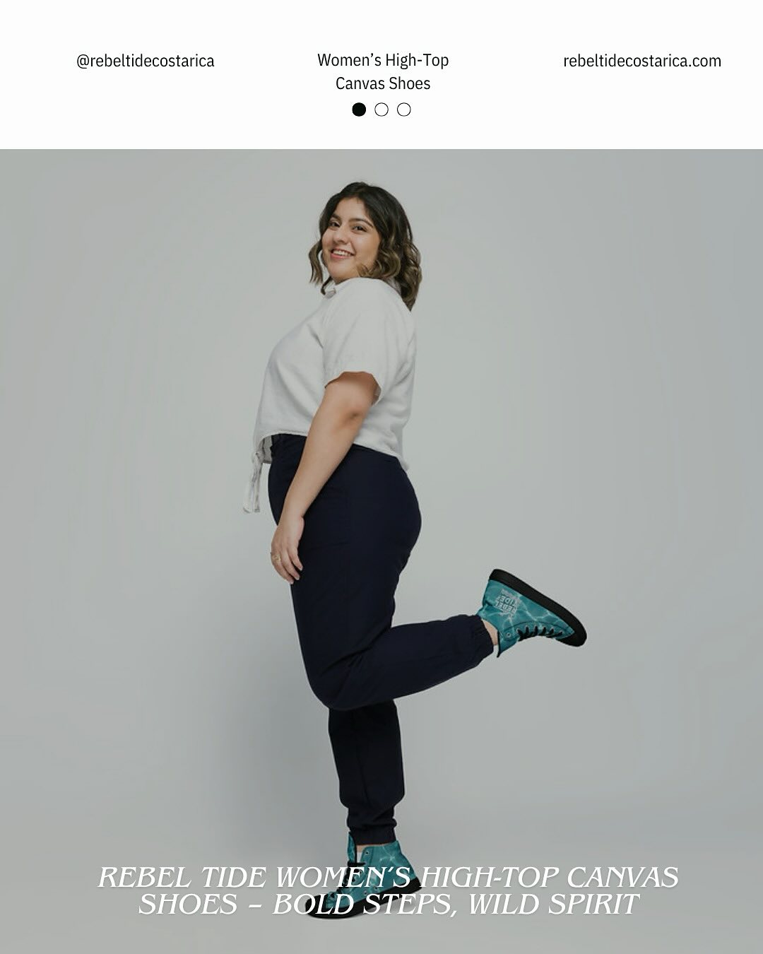 These aren’t just shoes.
They’re momentum.
The REBEL TIDE High-Top Canvas Shoes are made for women who move loud, live wild, and never wait for permission. Classic silhouette, rebellious soul.
🔥 Lightweight canvas, made to roam
🌊 Breathable lining, all-day comfort
🌴 Sleek faux leather toe + padded collar = bold and beach-ready
👣 EVA outsole for grip when the ground shifts
From pavement to paradise, walk like you mean it.
🛒 Lace up at RebelTideCostaRica.com
#RebelTideKicks #BoldStepsWildSpirit #TideBorn #CoastalRebellion #WalkYourOwnWave #rebeltidecostarica