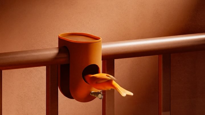 Some additional birdfeeder shots using @vizcom_ for @renderweekly
