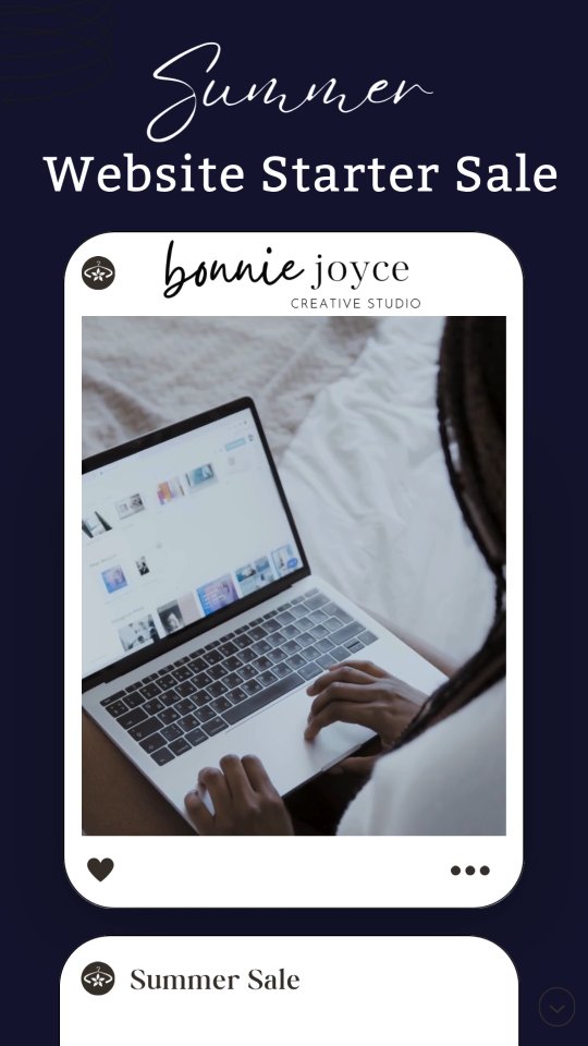 I'm having a summer sale! 🌞 Check out my website for details (link in bio) and DM me to snag a spot!
#websitedesign
#bonniejoycecreativestudio
#bonniejoycephotography onniejoycephotography
