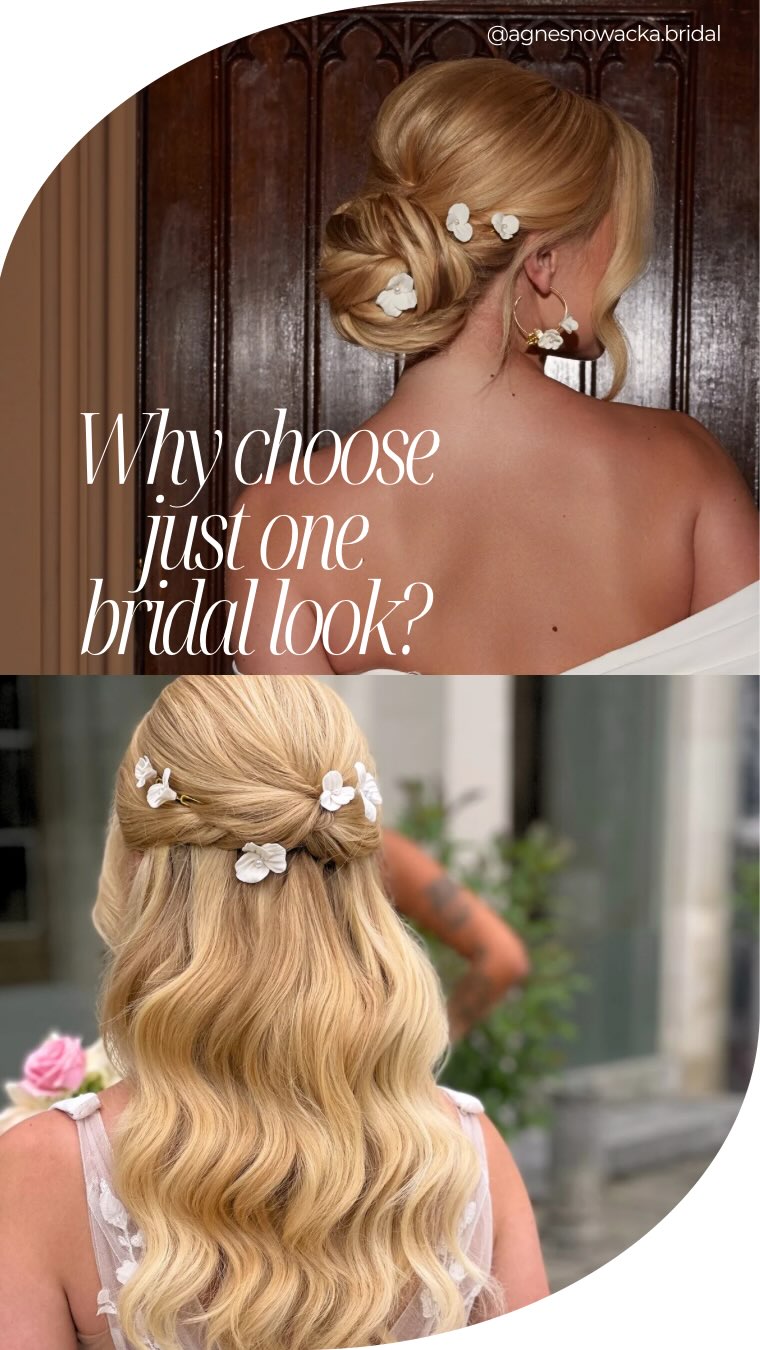 Why settle for just one bridal look when you can have both? 😍😍
For this editorial, we started with my signature Hollywood waves half-up style for a soft, timeless ceremony look. Later, I transformed it into a low, textured bun — perfect for dancing and celebrating all night. 🪩
This kind of styling isn’t just for photoshoots — it’s what I offer real brides on their real wedding days. 👰♀️
My Touch-Up & 2nd Look Service means:
🌹 I stay with you after your ceremony
🌹 Keep every strand picture-perfect
🌹 Refresh your makeup
🌹 Restyle your hair into a second look
🌹 And make sure you feel as good as you look — all day long
From aisle to after-dinner sparkle — I offer luxury touch-ups and 2nd look option to keep you feeling your best, all day long. ✨
👉 Love the idea of a second look? Let’s chat about how we can tailor it to your day — enquire via the link in bio.
📍Hair styling by me for this dreamy editorial — full creative team below 💕
Model : @hannahwhite.02
Makeup : @makeupbyzk
Hair : @agnesnowacka.bridal
Photographer : @capturedbyhazelh
Dresses : @brides_of_berko
Cake : @angelajanecakedesign
Flowers : @hanakoflowersuk
Venue : @ashridgehouse
#SecondLookBride #TouchUpService #AllDayBridalStyling #LuxuryBridalStylist #HollywoodWaves #BridalUpdo #UKBridalHair #LondonWeddingStylist #ModernBrideStyle #BridalHairTransformation #BridalHairInspo #EffortlessBridalGlam #CalmBridalMorning #LuxuryWeddingDayCare
#hertfordshireweddings #bridalhairandmakeup #kgjunechallenge