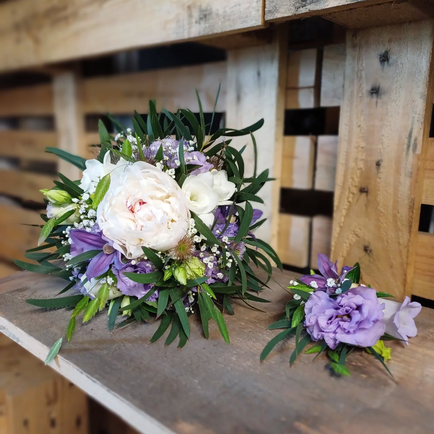 Bouquet de Mariée et Boutonnière