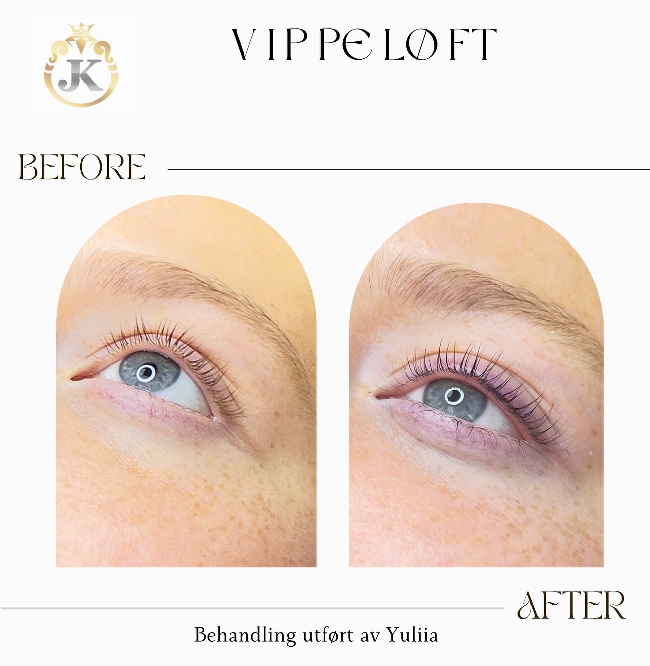 ✨ Vippeløft med farging ✨
Utført av vår dyktige Yuliia hos JK Beauty 💕
Perfekt for deg som ønsker et naturlig løft og mer markerte vipper – helt uten maskara!
Behandlingen gir et våkent blikk og varer i opptil 6–8 uker.
Book time i dag og våkn opp med perfekte vipper hver dag! 💁♀️
📍 JK Beauty
📅 Link i bio
#vippeløft #lashlift #vippeløftoslo #jkbeauty #naturligskjønnhet #vipper #skjønnhetsbehandling