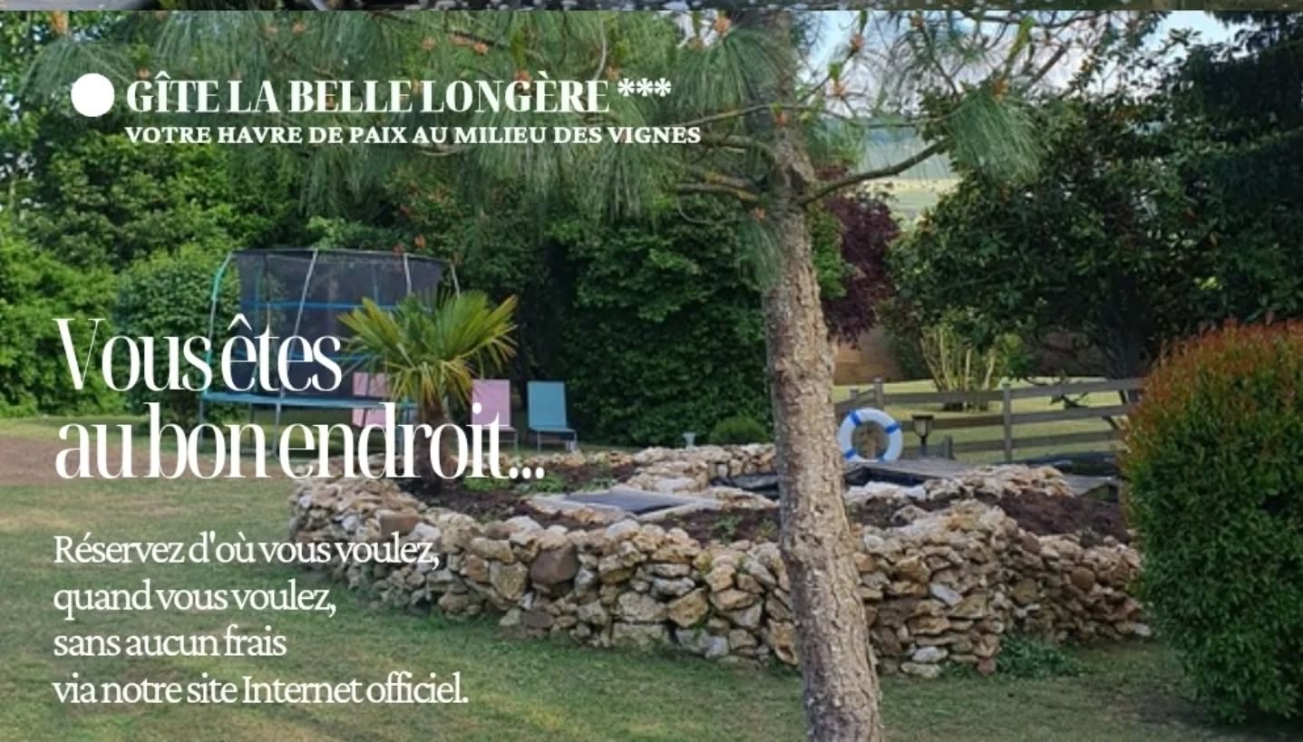 Vous êtes au bon endroit...📍
🗝https://www.labellelongere.com
🏡pour réserver votre séjour à @labellelongere ⭐️⭐️⭐️ ...sans aucun frais voyageurs !👍
🥂Et on célèbre toujours votre arrivée au champagne !
#labellelongere #gitechampagne #meubledetourisme #locationsaisonniere #gitefrance #gitefamilial #guesthouse #champagnetourisme #routeduchampagne #gite10personnes #tourismechampagne #reservationenligne #reservationouverte #reservationfacile #vacancesenfamille