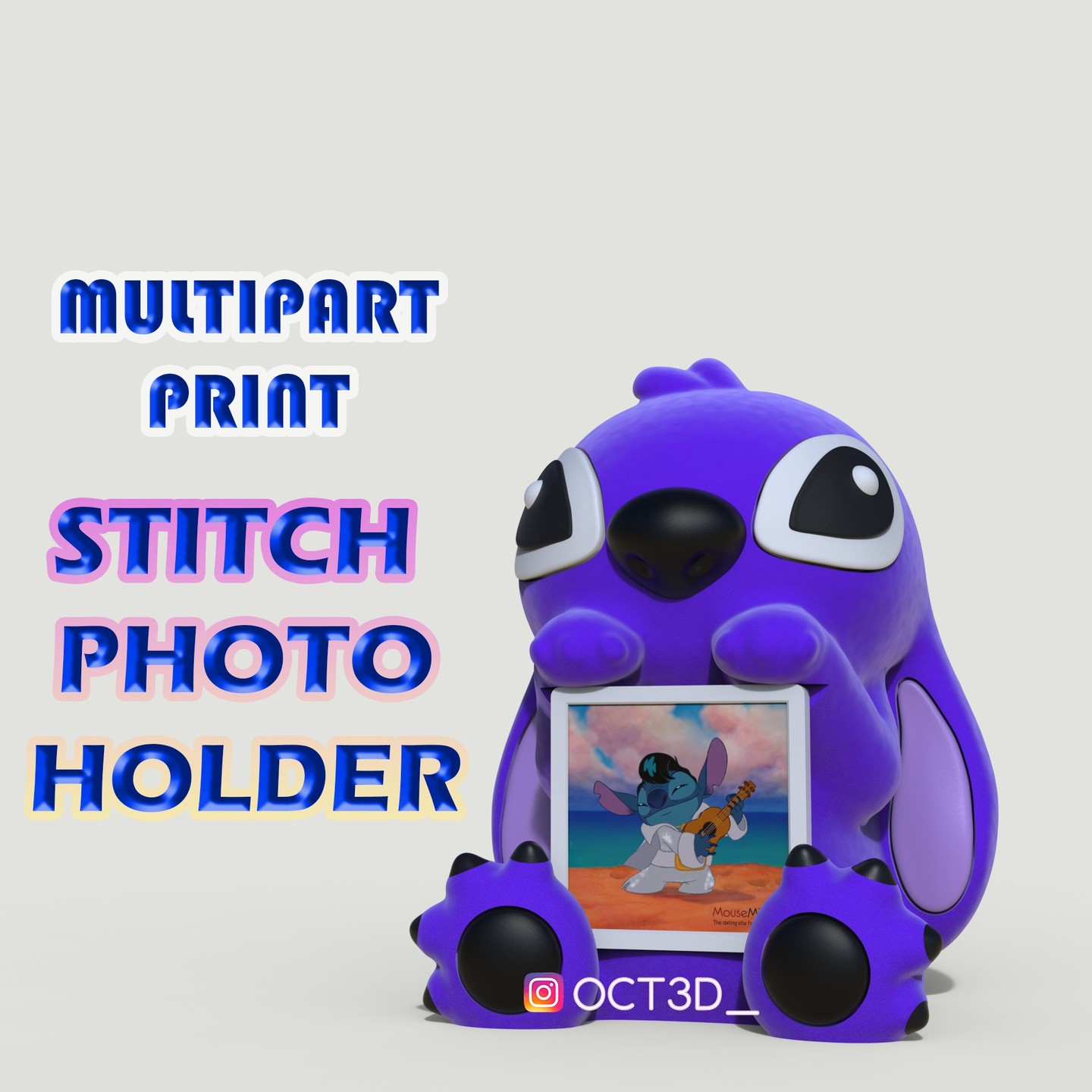 LILO AND STITCH PHOTO HOLDER
Reviewing the reactions to this instagram post we noticed that @johncohen1 reacted to our content. It means a lot to us, it keeps encouraging us to keep growing and reaching out to the whole world.
Thank you so much!
#liloandstitch
#3dprint
#3dprinter
#diseño3d
#impresion3d