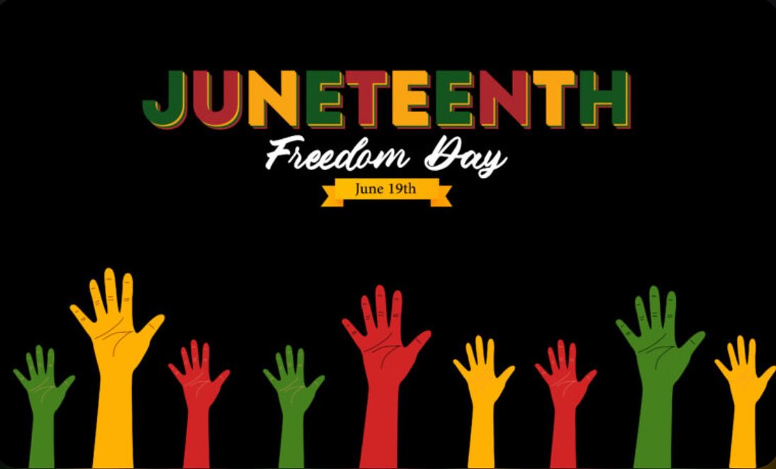 We're proud to celebrate Juneteenth, a day of reflection, remembrance, and celebration of the strength and resilience of our community #happyjuneteenth❤️🖤💚 #freedom