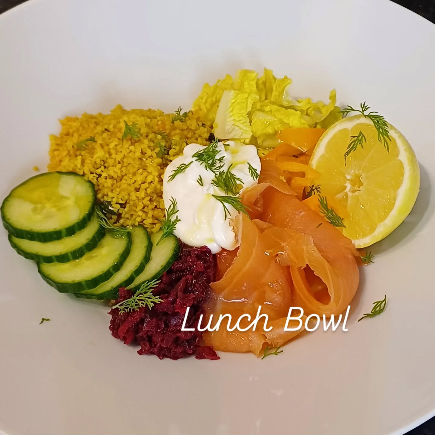 A HEALTH LUNCH BOWL 🍜
Is all you need to energise you for the afternoon. I don't need to look and cook for my bowl. I just use what I have to hand.
The foods can easily be swapped protein smoked salmon to chicken, beef, or ham. Carbohydrate cracked wheat to quinoa, sweet potatoes, pasta.
Add some salad and fermented foods and drizzle with extra virgin olive oil. Done in 5 minutes.
This will keep me satisfied for the hours to come.
The purple 💜 veg is my fermented beetroot. And it is the tastiest ferment I have made this year so far. It is savoury and packed with ummami. Not to bad for beetroots that produced a delicious beet kvass!.
What are you having for lunch today.
#HealthyLunch # HealthyLunchBowl #EatingHealthy #LunchInFiveMinutes #BeetrootFerment #FermentedFoods